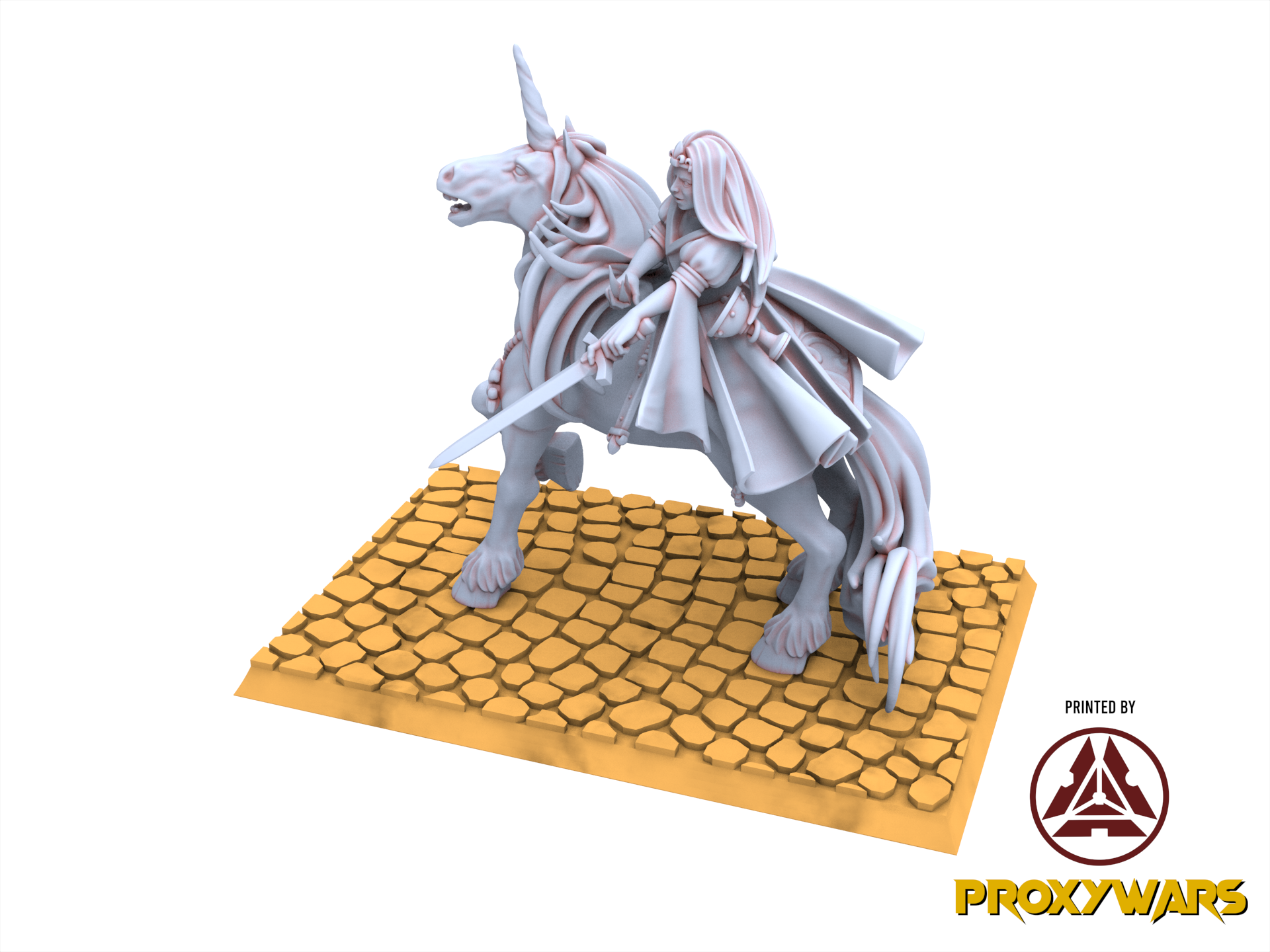 Chevaliers arthuriens - Dame de Gallia, utilisable pour Oldhammer, roi des guerres, 9e âge