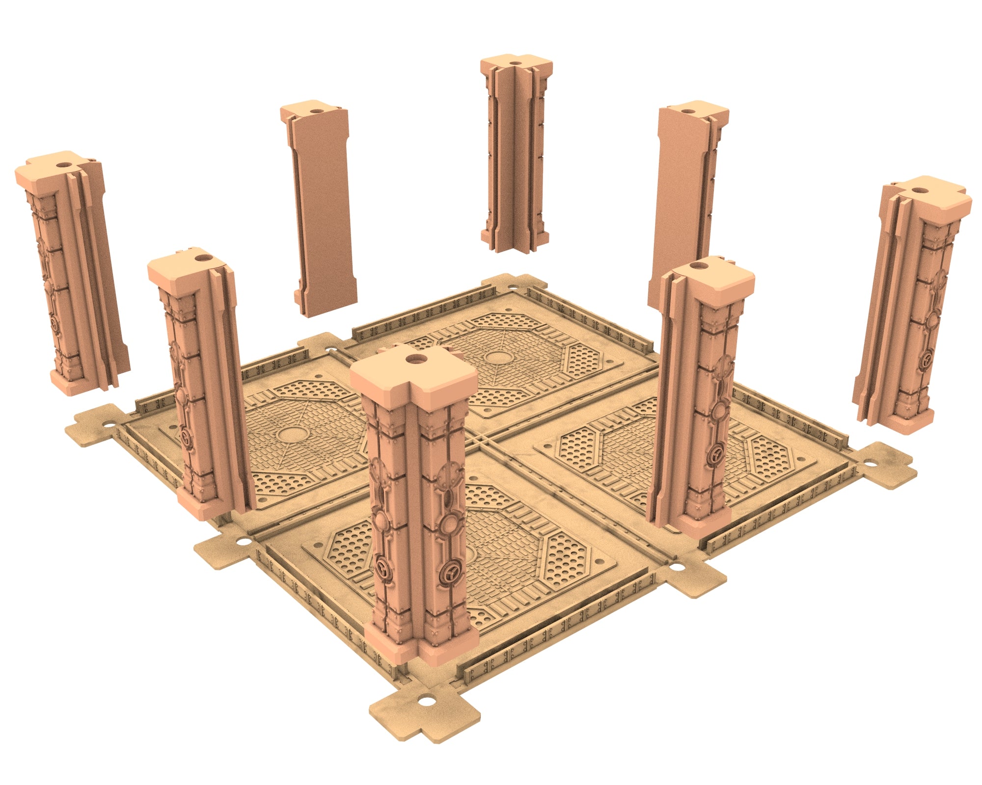 Damocles City Builder - Military Base - Modular Buildings & Full Biome