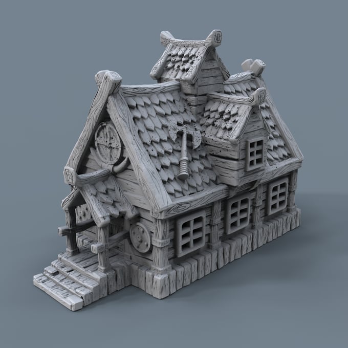 Viking Village - Your Own Norse Settlement! - x11 Buildings