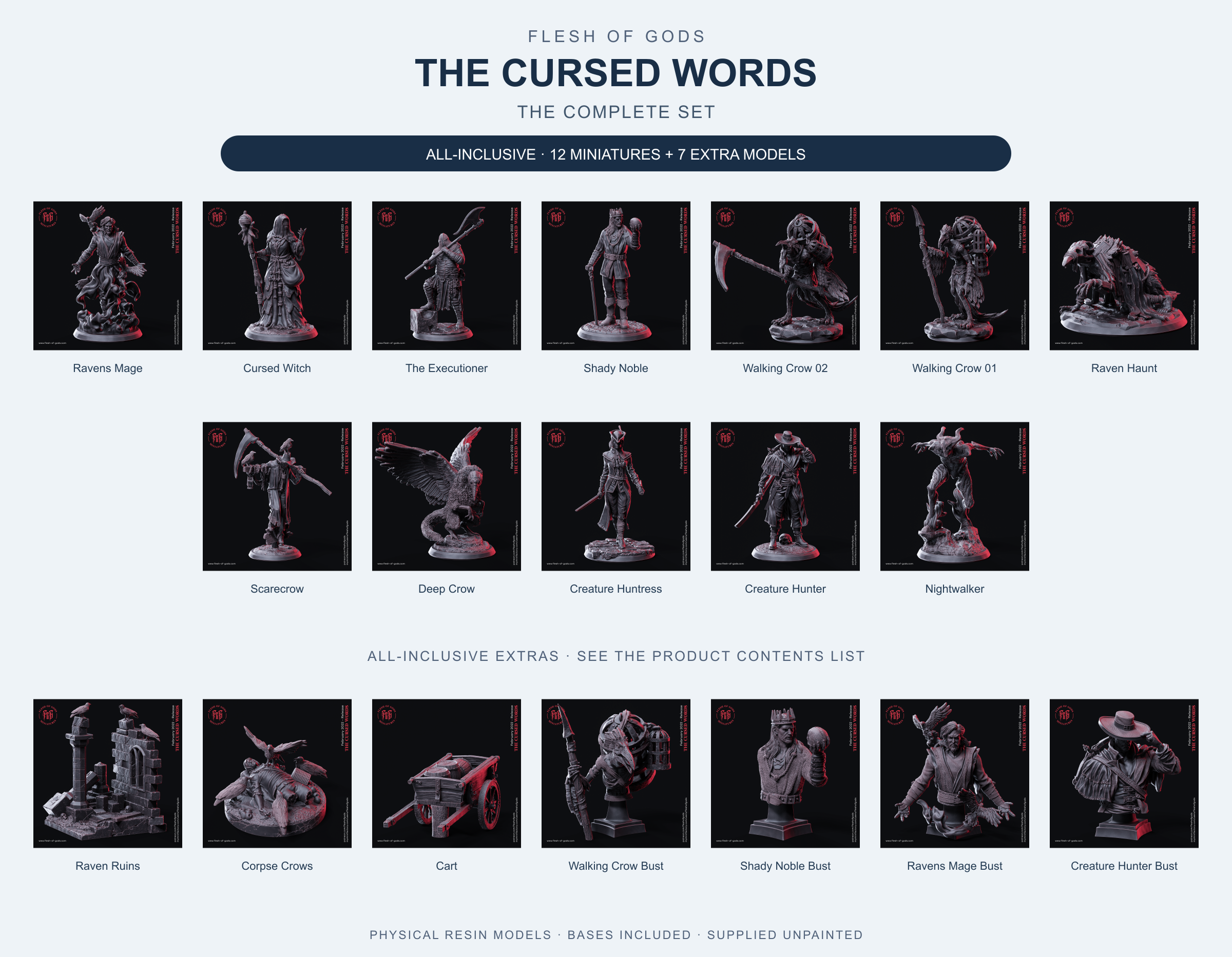 The Cursed Words - The Complete Set - Flesh of Gods — All-Inclusive