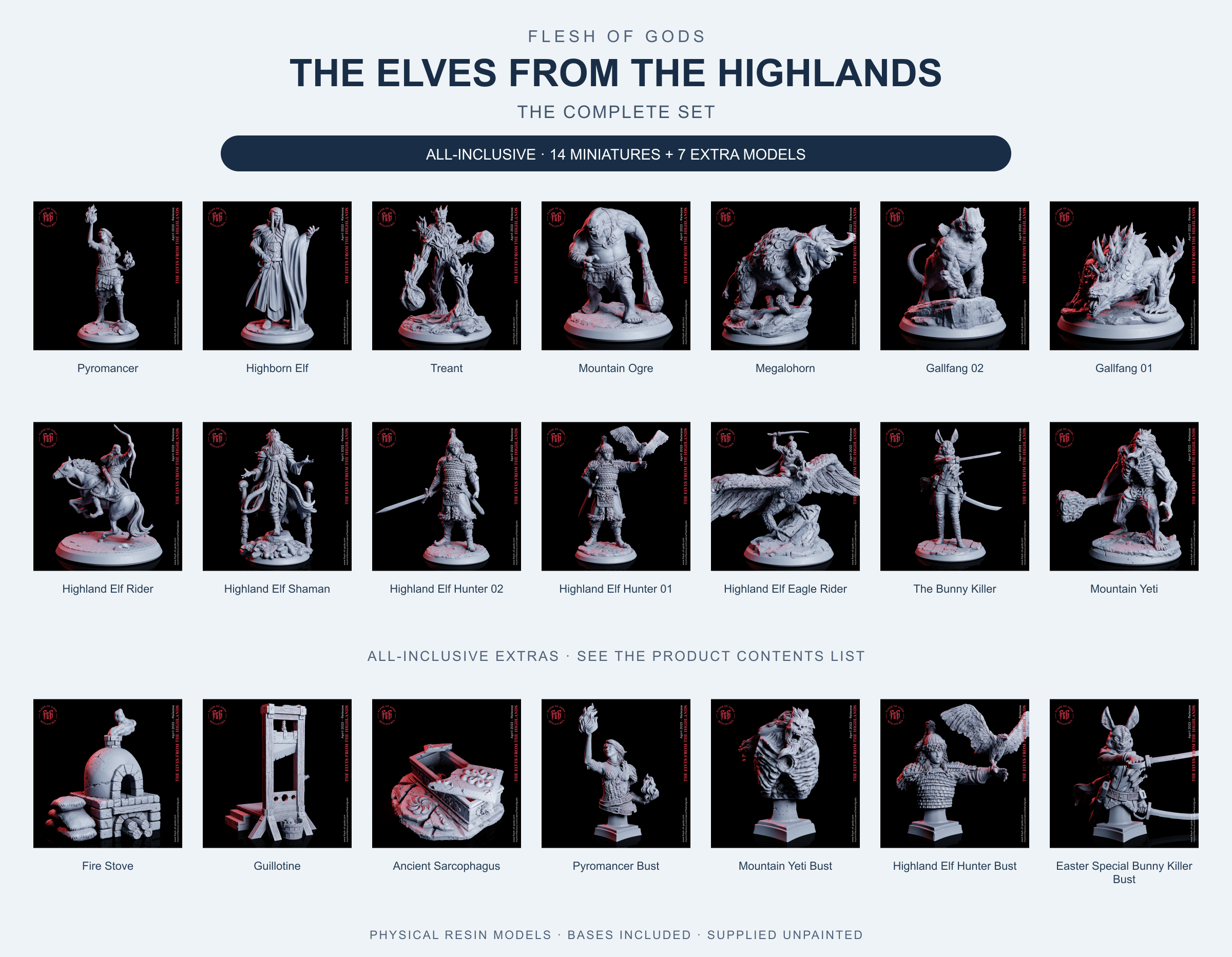 The Elves from the Highlands - The Complete Set - Flesh of Gods — All-Inclusive