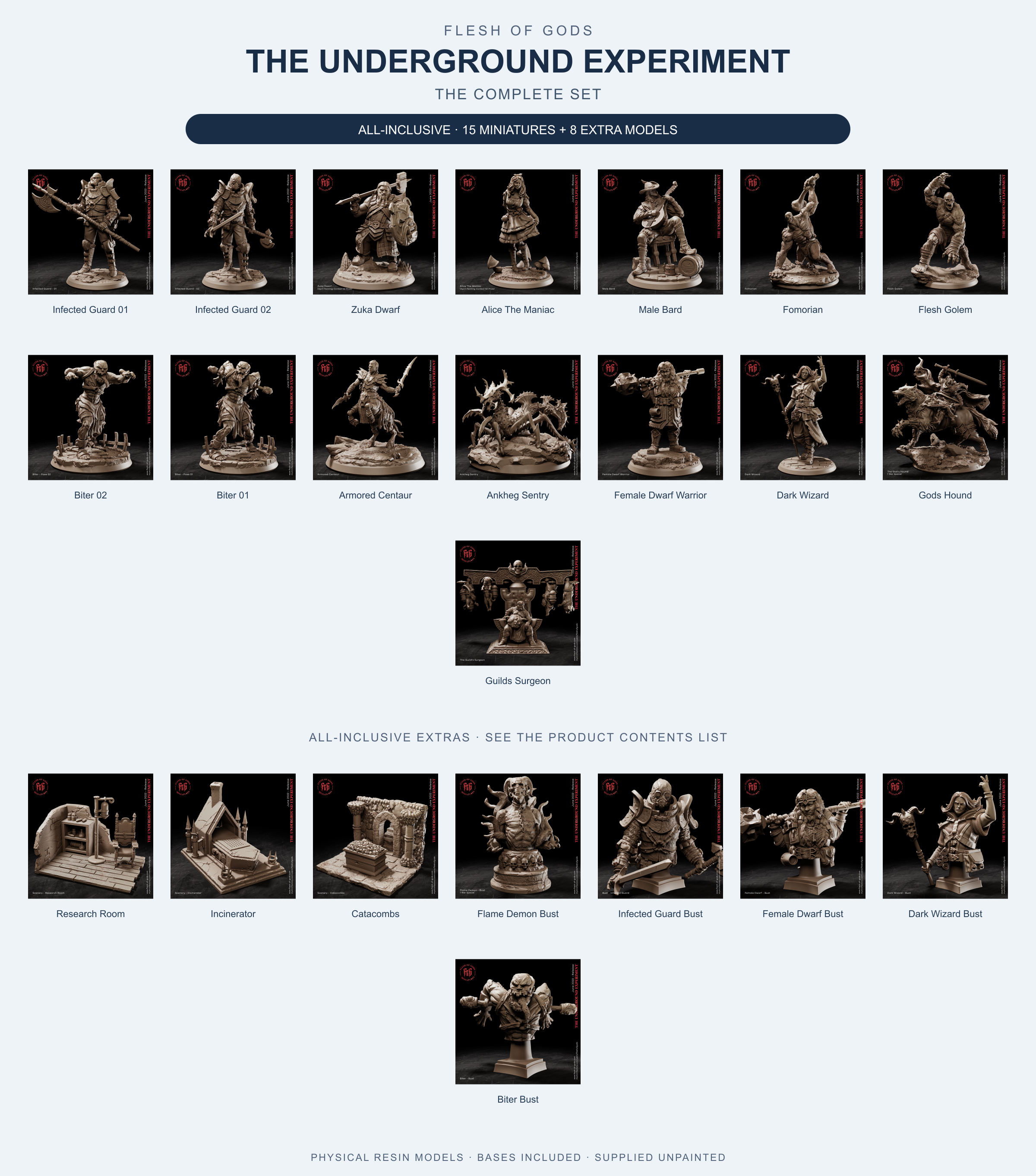 The Underground Experiment - The Complete Set - Flesh of Gods — All-Inclusive