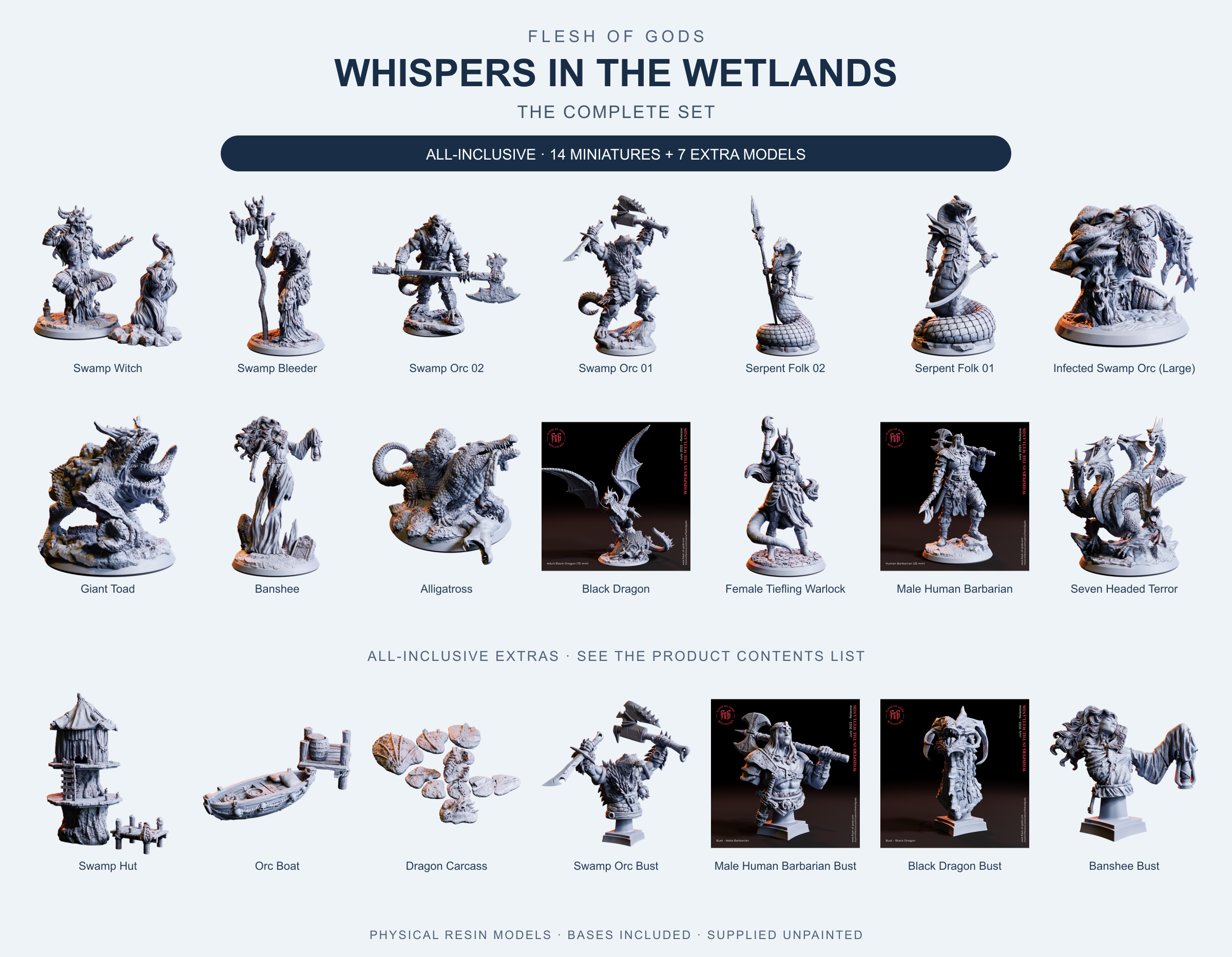 Whispers in the Wetlands - The Complete Set - Flesh of Gods — All-Inclusive