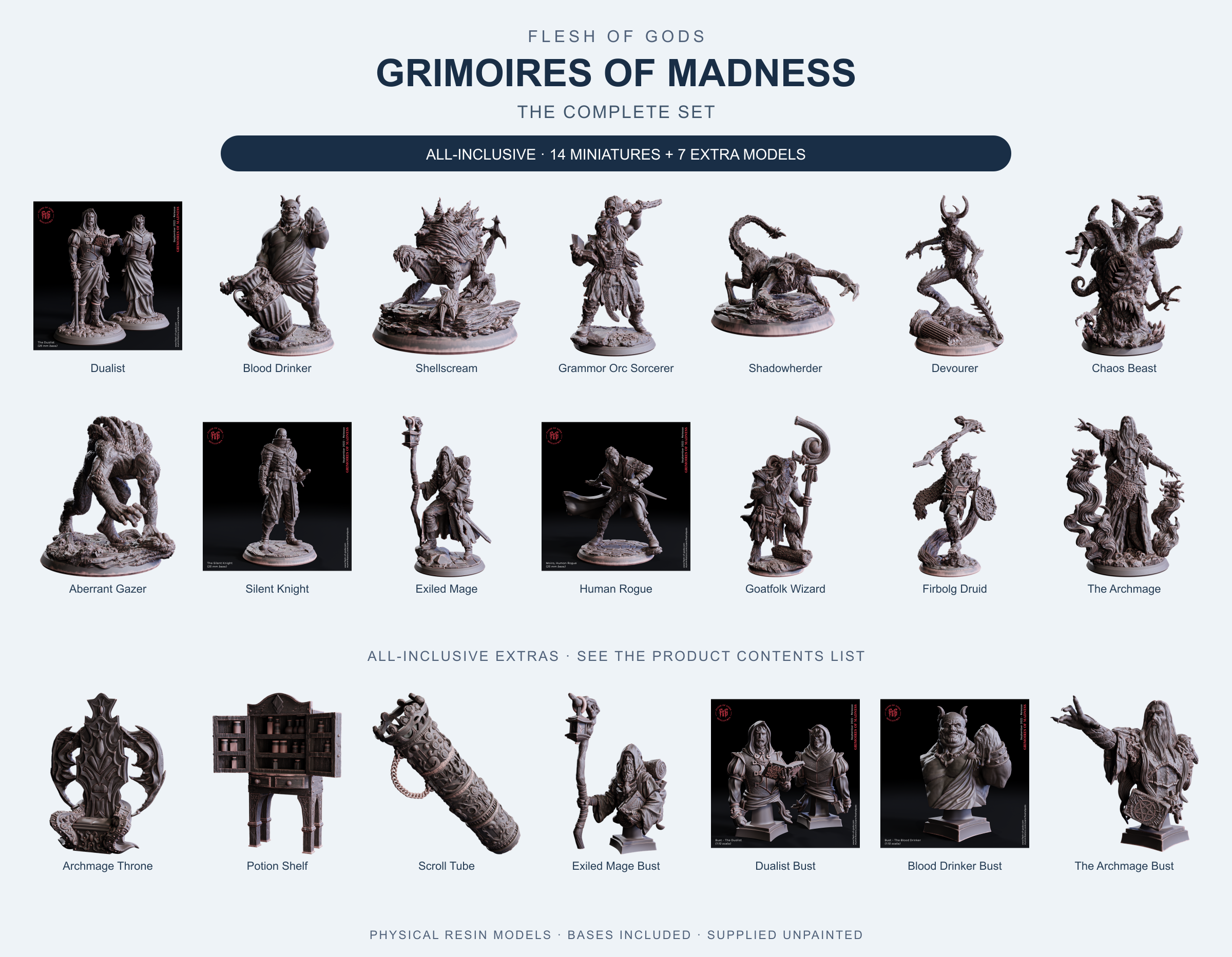 Grimoires of Madness - The Complete Set - Flesh of Gods — All-Inclusive