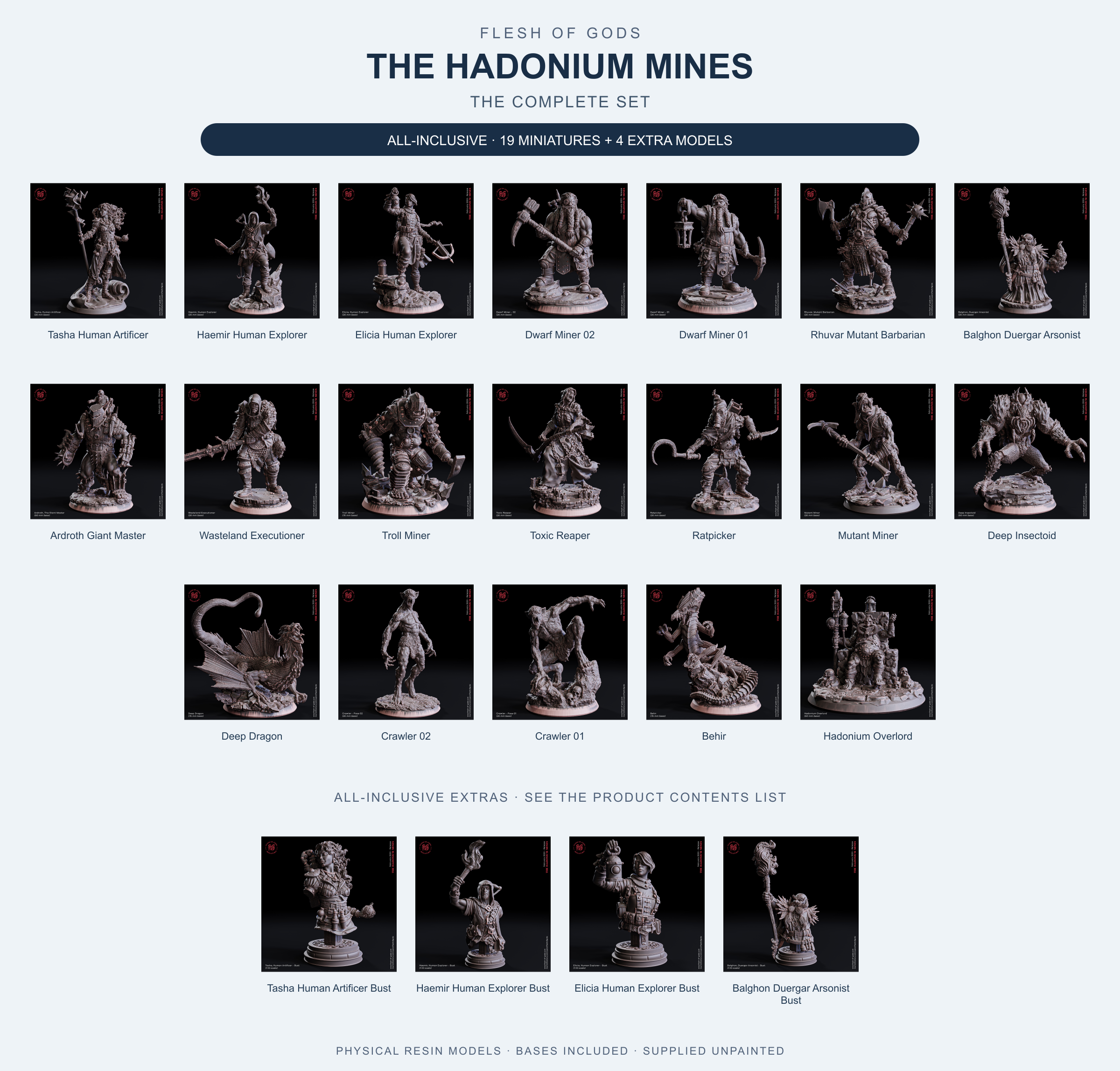 The Hadonium Mines - The Complete Set - Flesh of Gods — All-Inclusive