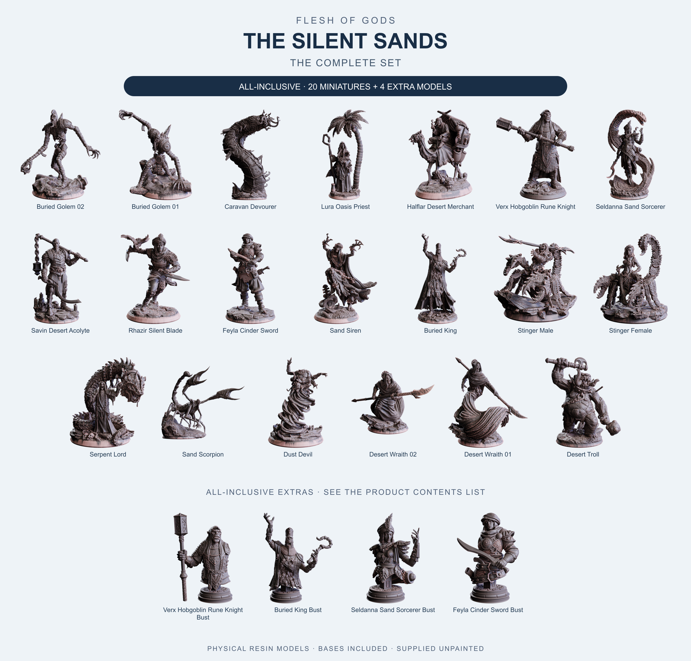 The Silent Sands - The Complete Set - Flesh of Gods — All-Inclusive