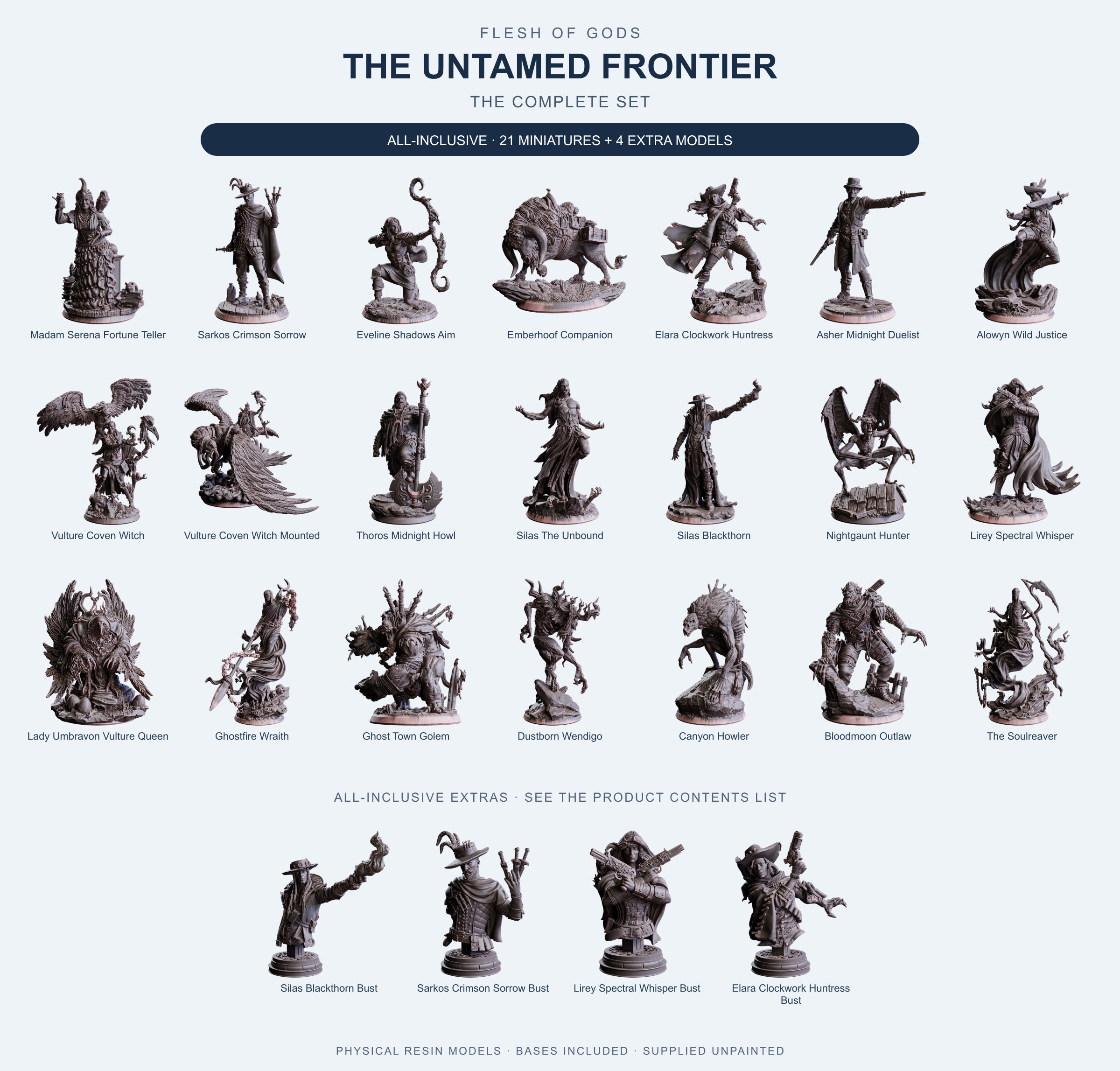 The Untamed Frontier - The Complete Set - Flesh of Gods — All-Inclusive