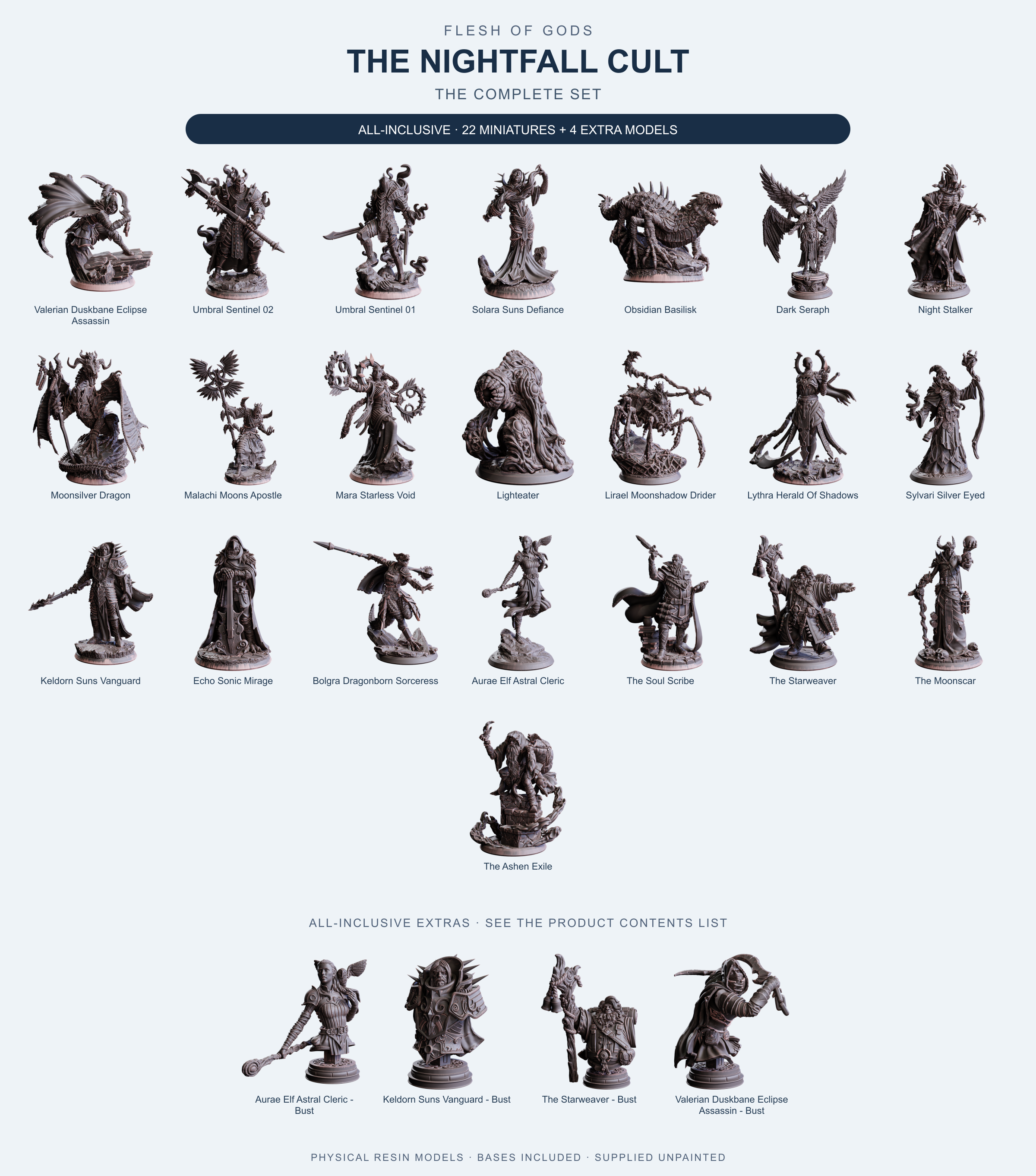 The Nightfall Cult - The Complete Set - Flesh of Gods — All-Inclusive