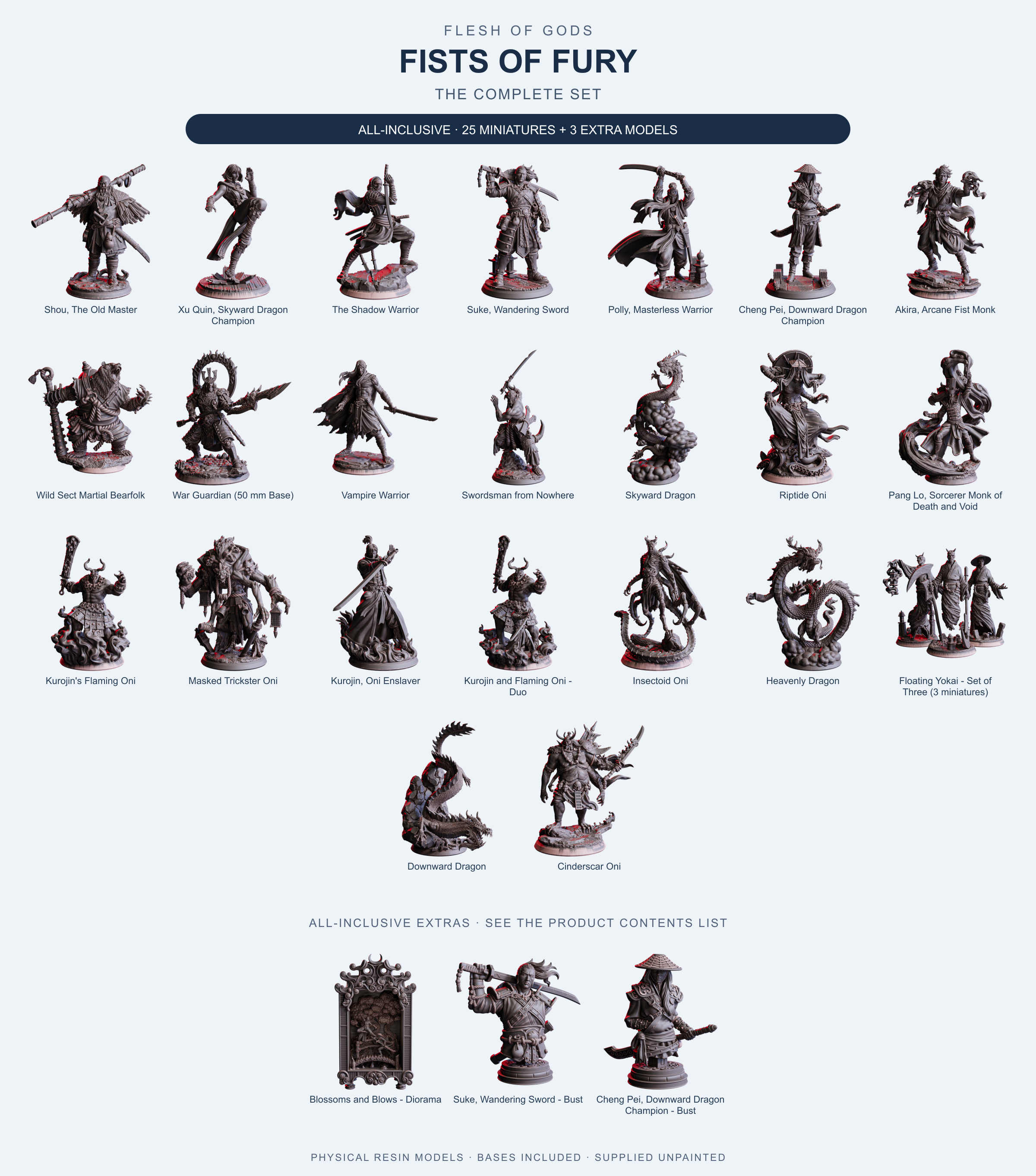 Fists of Fury - The Complete Set - Flesh of Gods — All-Inclusive