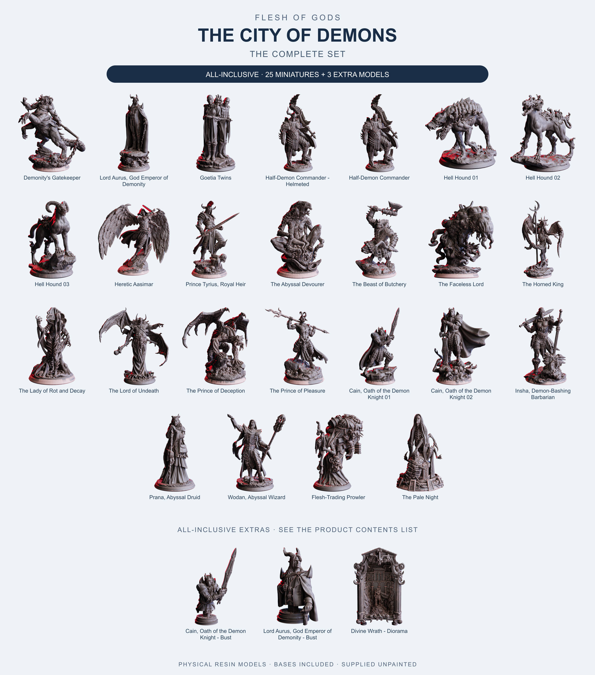 The City of Demons - The Complete Set - Flesh of Gods — All-Inclusive