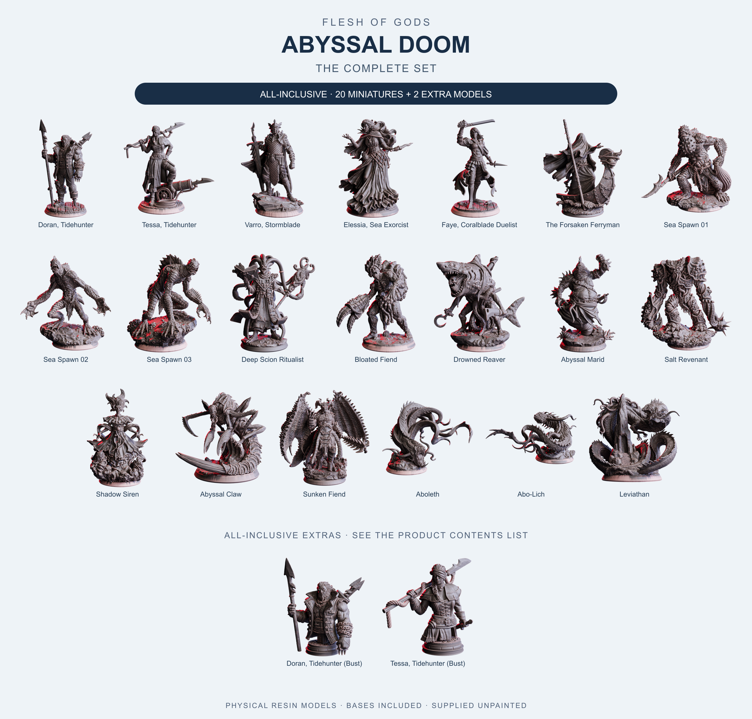 Abyssal Doom - The Complete Set - Flesh of Gods — All-Inclusive
