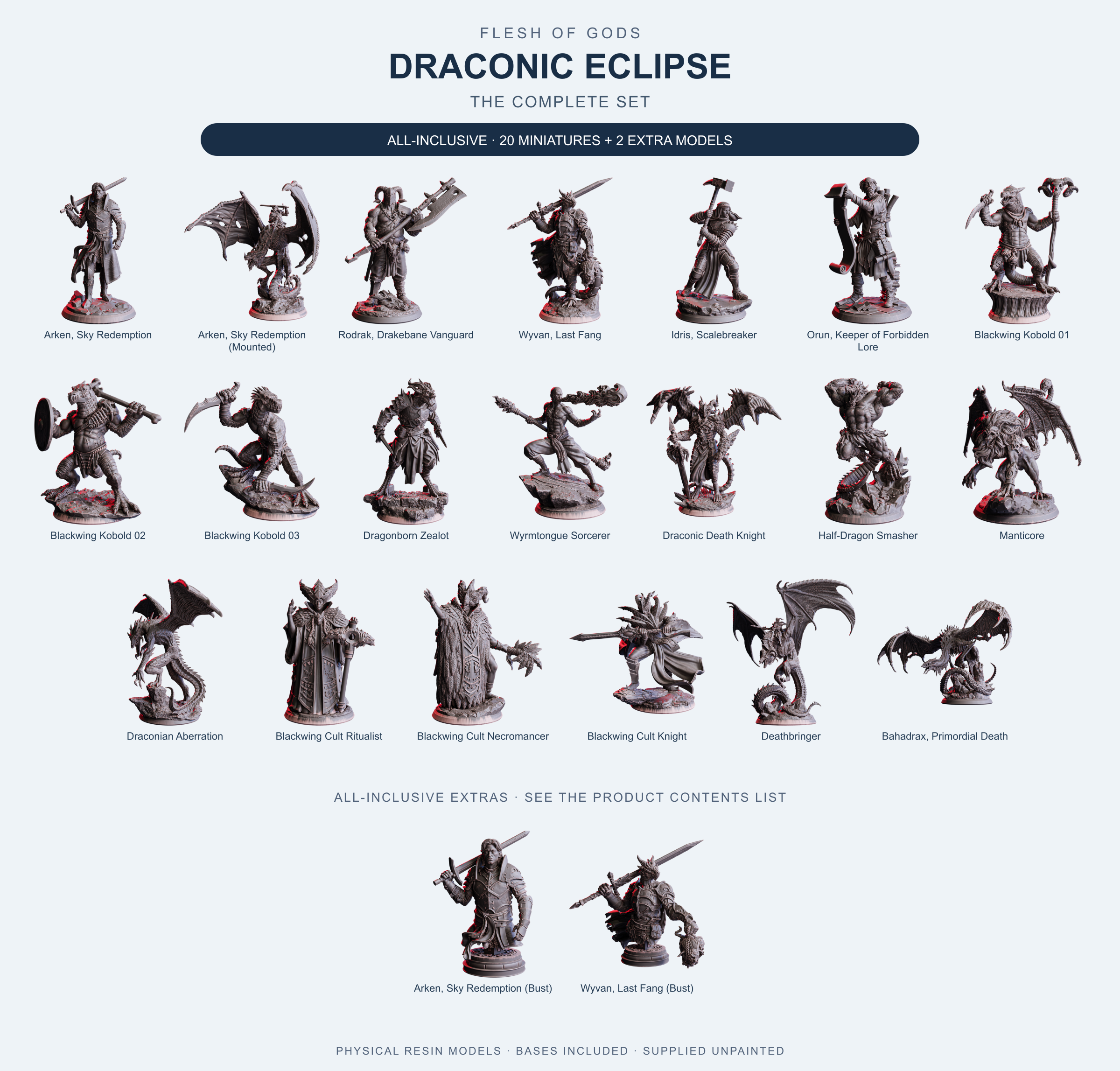 Draconic Eclipse - The Complete Set - Flesh of Gods — All-Inclusive