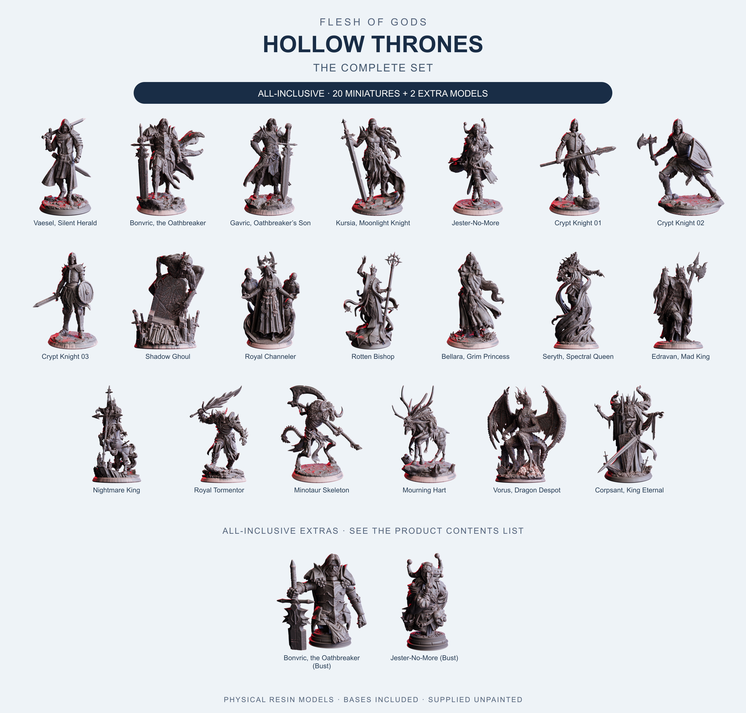 Hollow Thrones - The Complete Set - Flesh of Gods — All-Inclusive