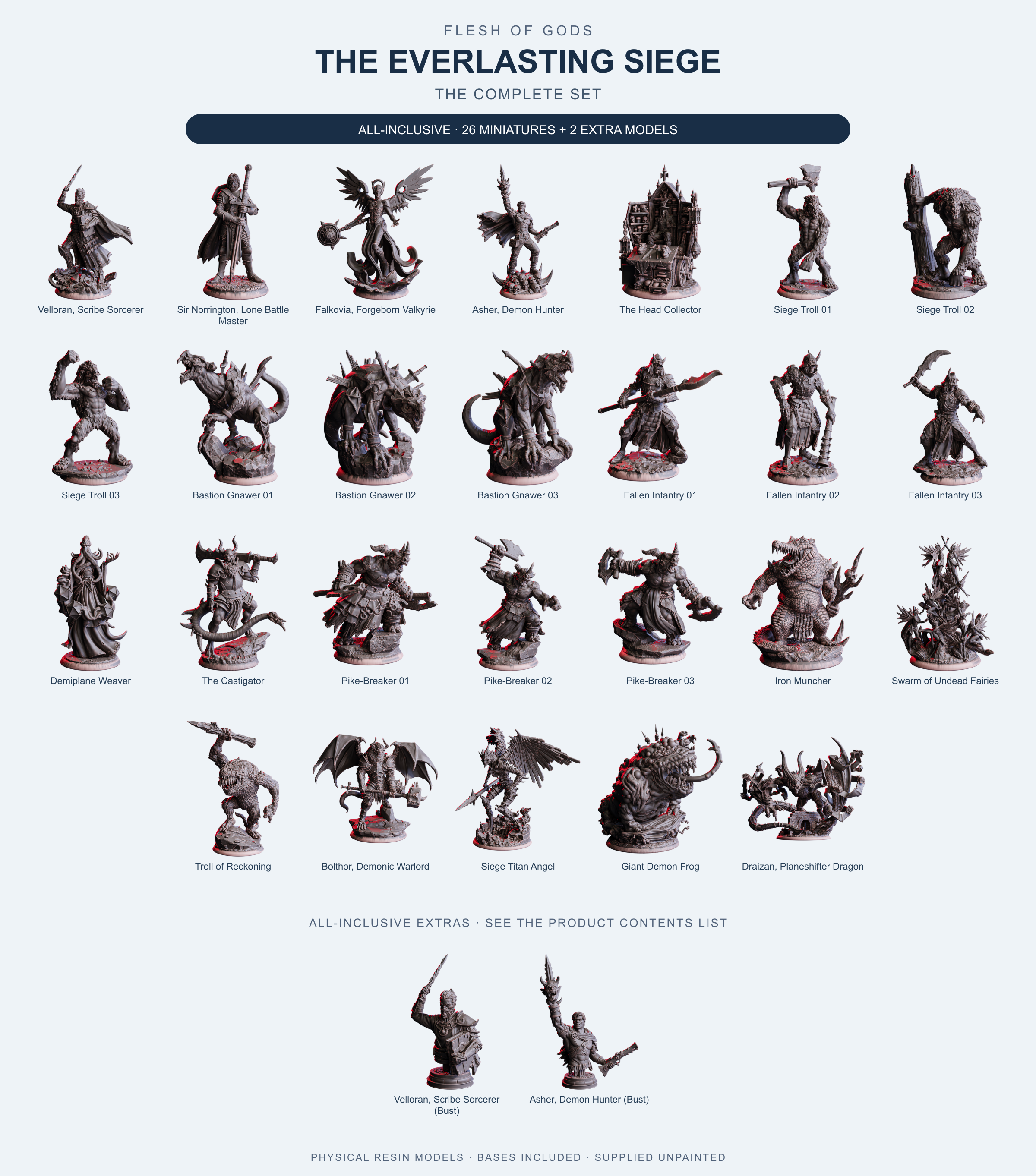 The Everlasting Siege - The Complete Set - Flesh of Gods — All-Inclusive