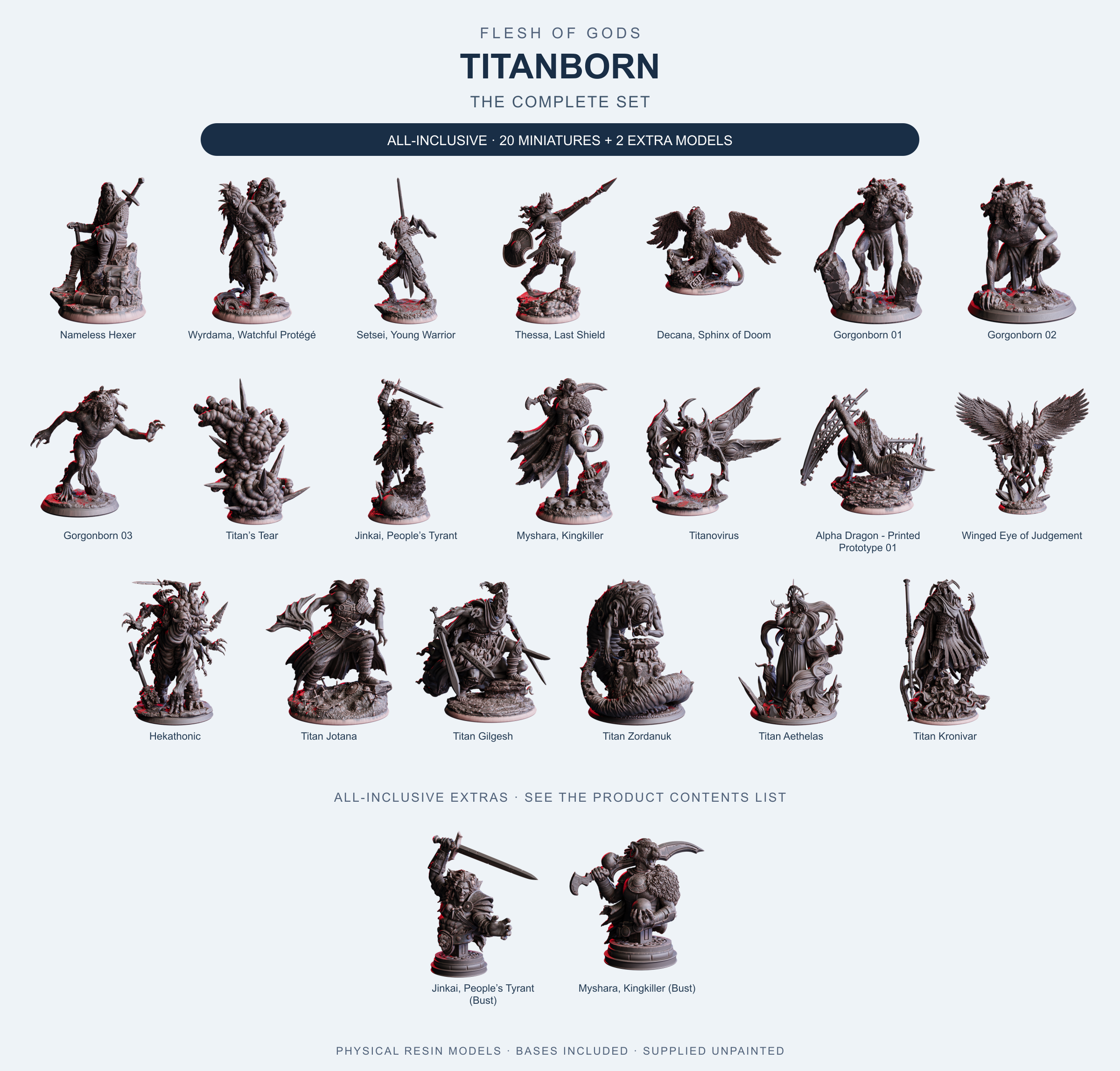 Titanborn - The Complete Set - Flesh of Gods — All-Inclusive