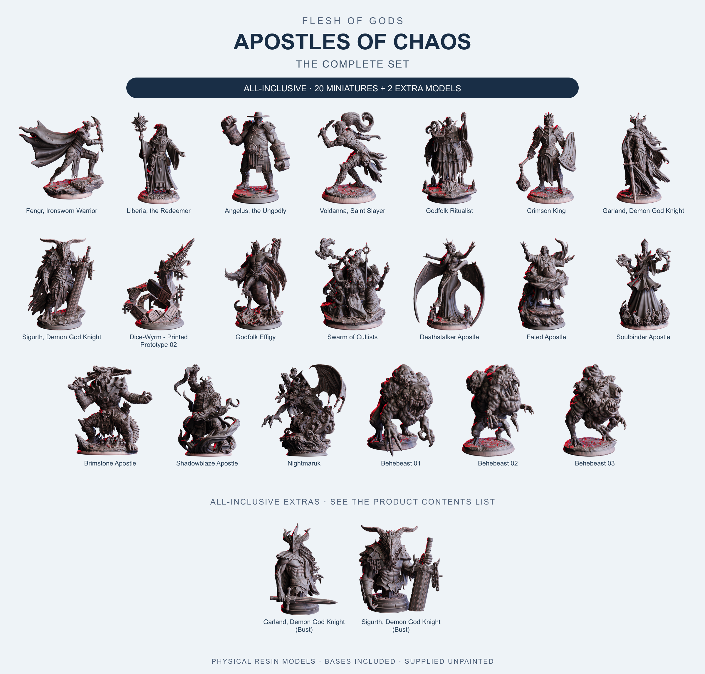 Apostles of Chaos - The Complete Set - Flesh of Gods — All-Inclusive