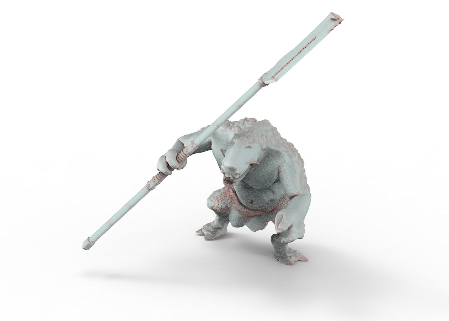 Wild cave trolls, the rebellion of spartatroll, miniatures for wargame