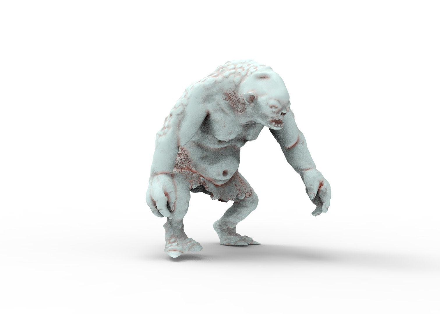 Wild cave trolls, the rebellion of spartatroll, miniatures for diorama