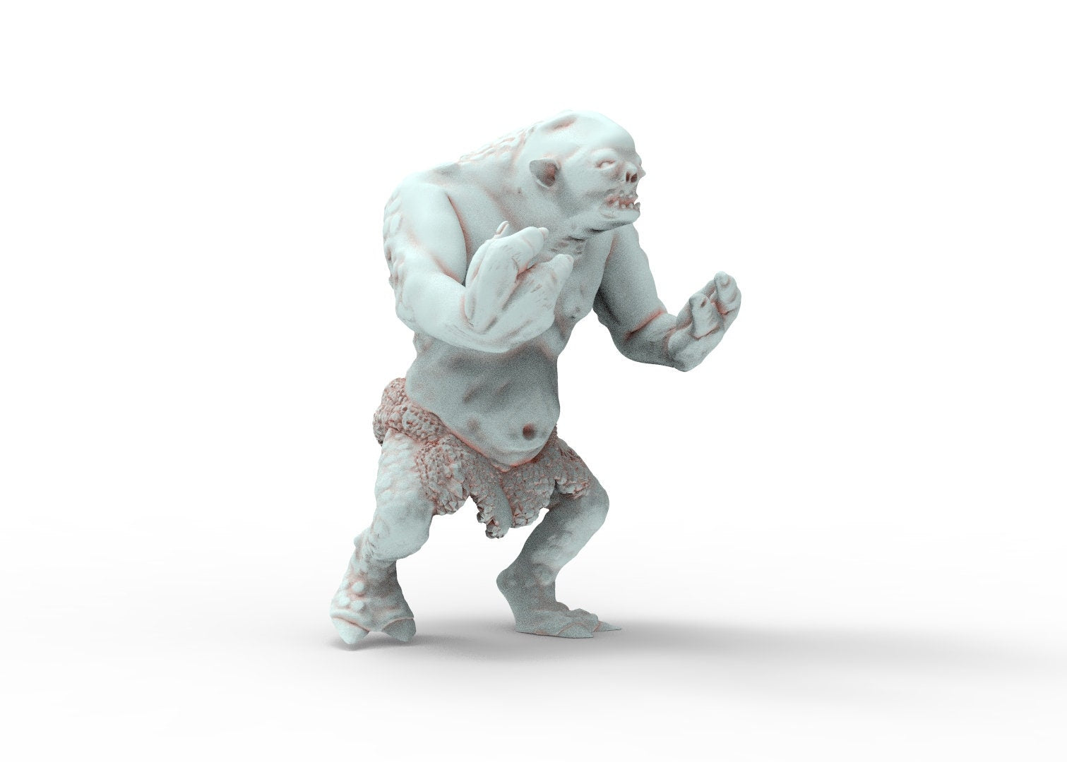 Wild cave trolls, the rebellion of spartatroll, miniatures for diorama