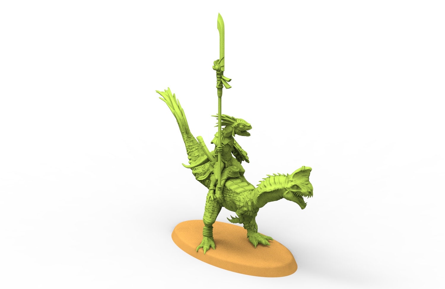 Lost temple - Skink raider lizardmen from the East usable for Oldhammer, battle, king of wars, 9th age