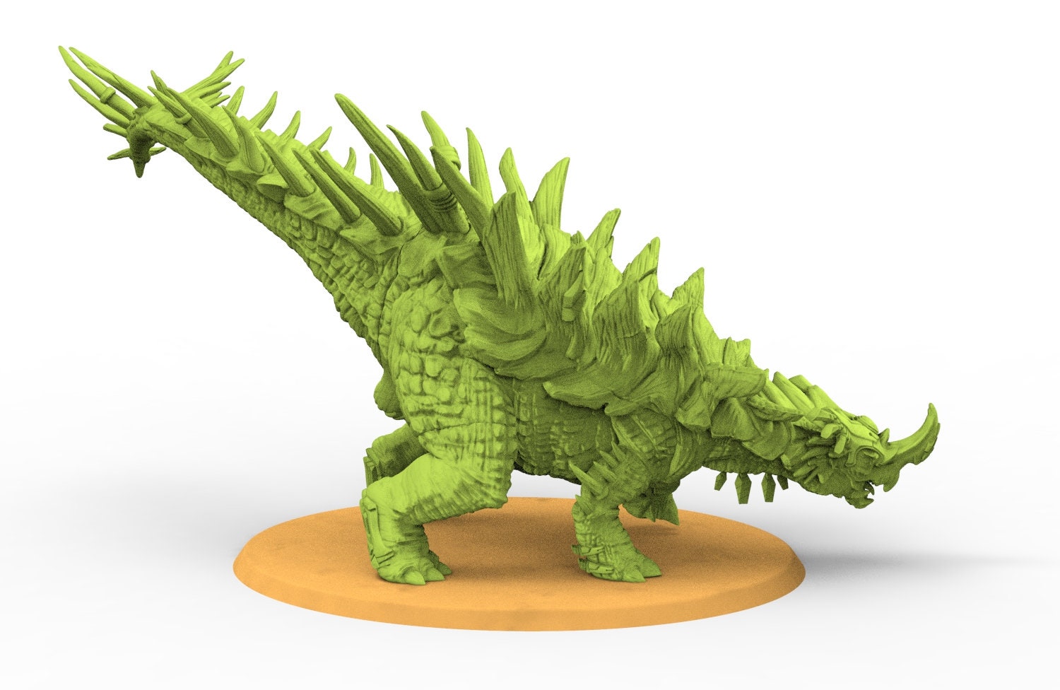 Lost temple - Skinks sur Stegosaurus lizardmen usable for AOS, Oldhammer, battle, king of wars, 9th age