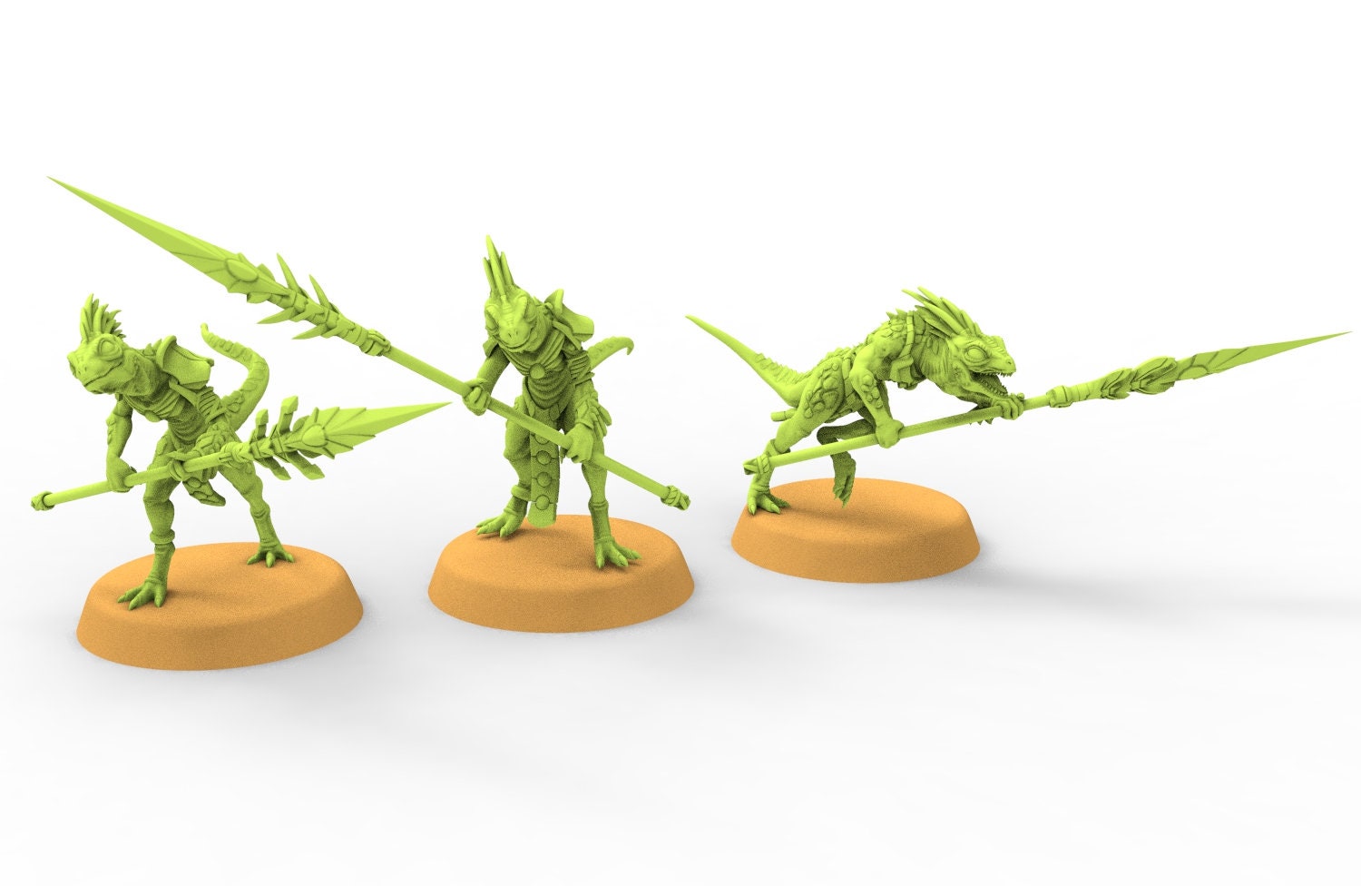 Lost temple - Salamander lizardmen usable for Oldhammer, battle, king of wars, 9th age From the South