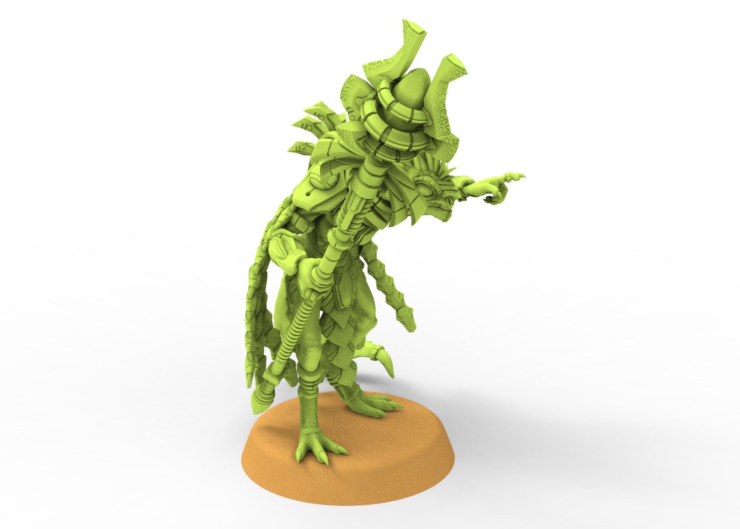 Lost temple - Magician skink lizard men from the East usable for Oldhammer, battle, king of wars, 9th age