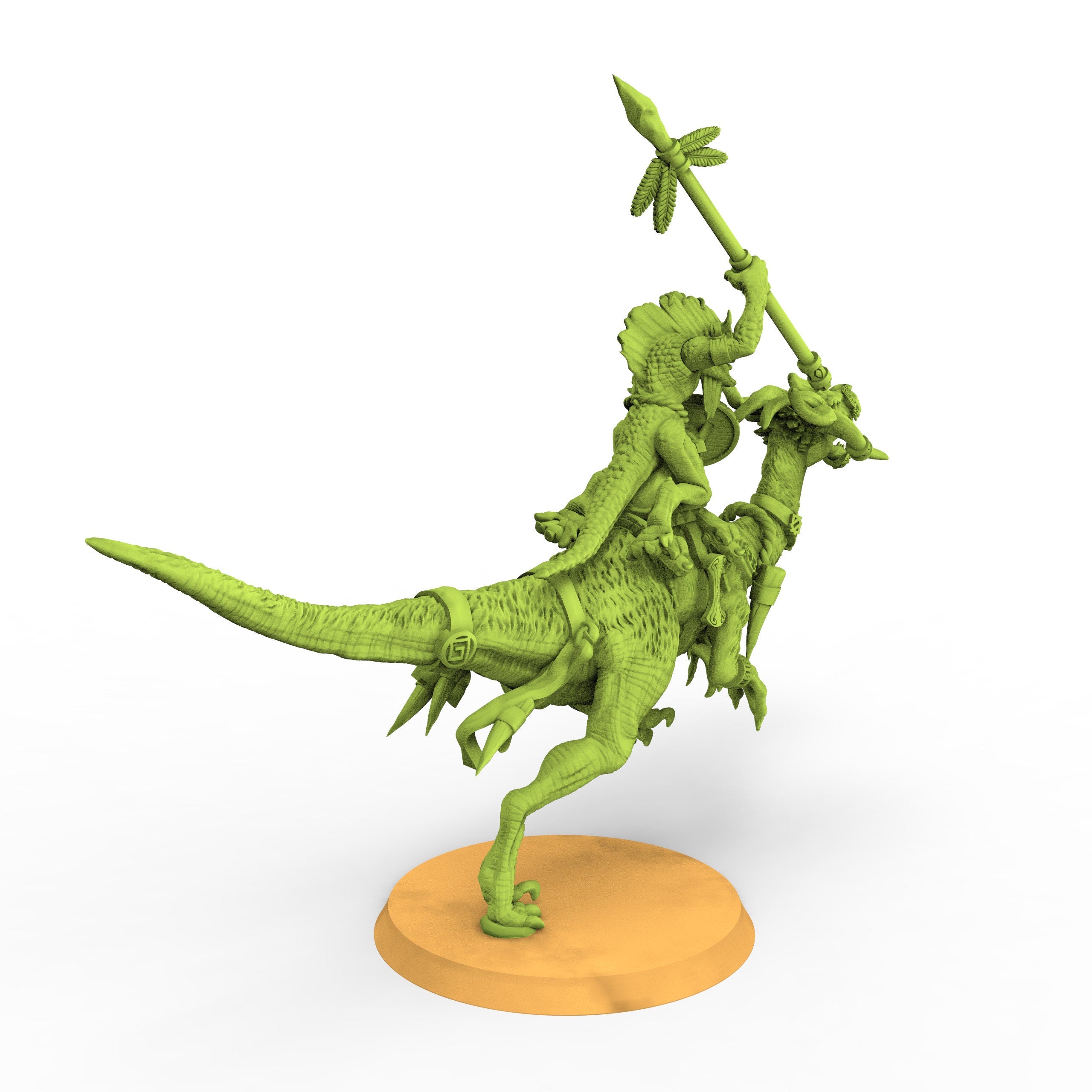 Lost temple - Cuetzpalli Riders lizardmen usable for Oldhammer, battle, king of wars, 9th age