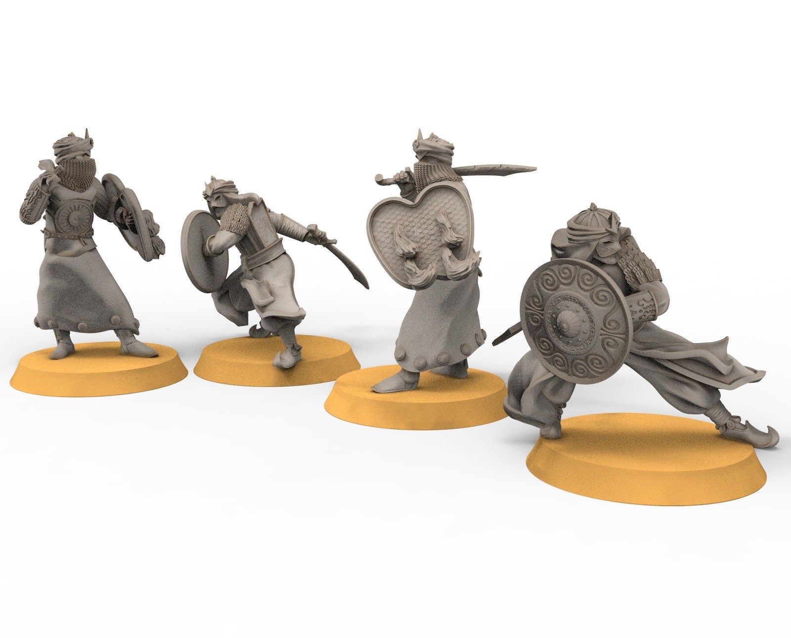 Harad - Desert warriors, Eastern men swordmen