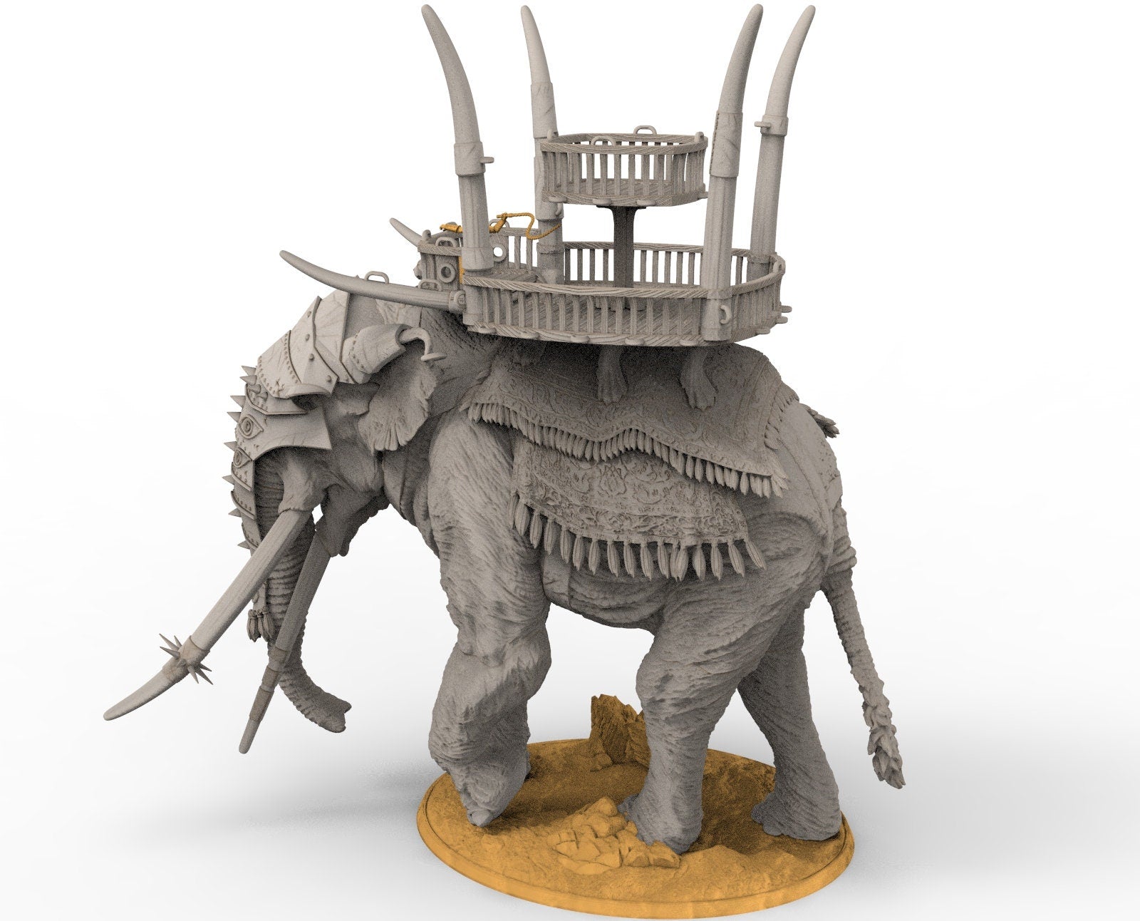 Harad - Desert warriors, Eastern men War elephant