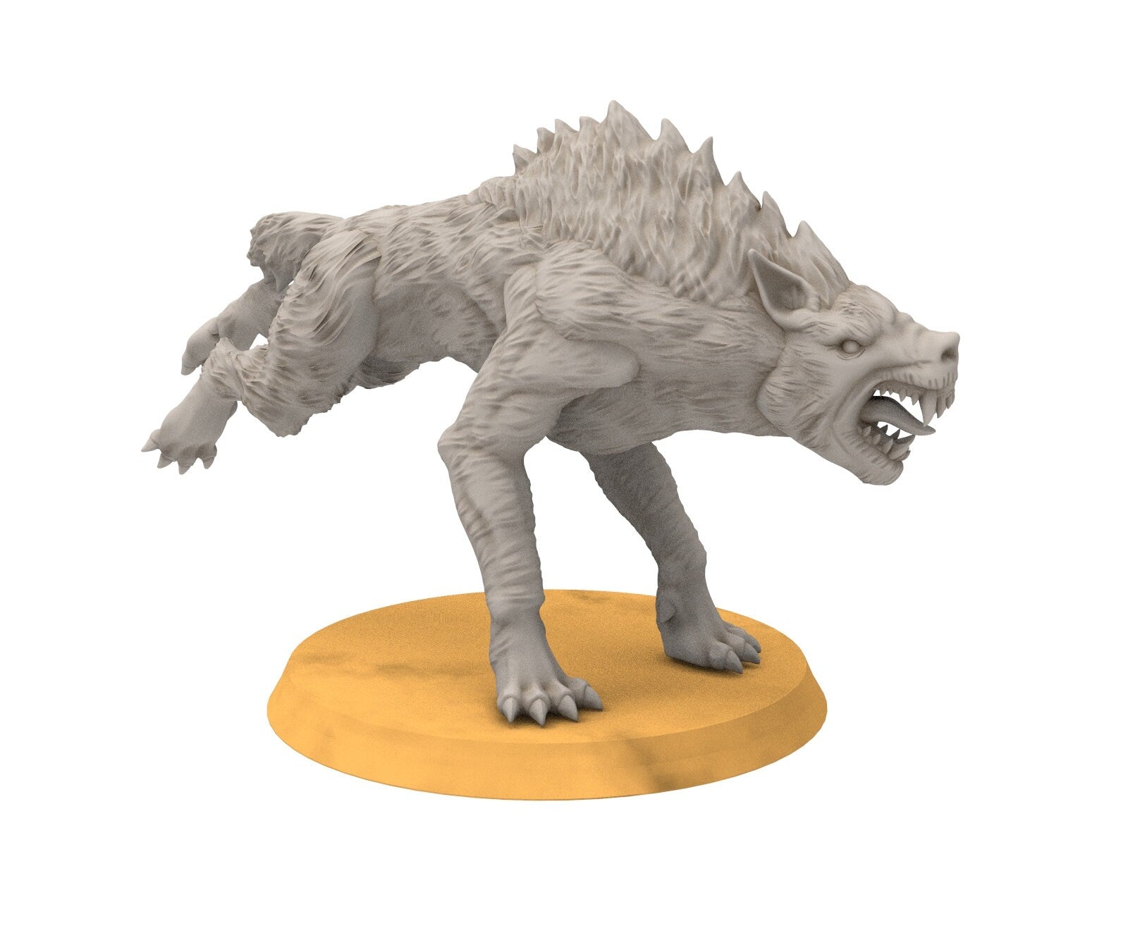 Goblin cave - Tamed Warg wolves