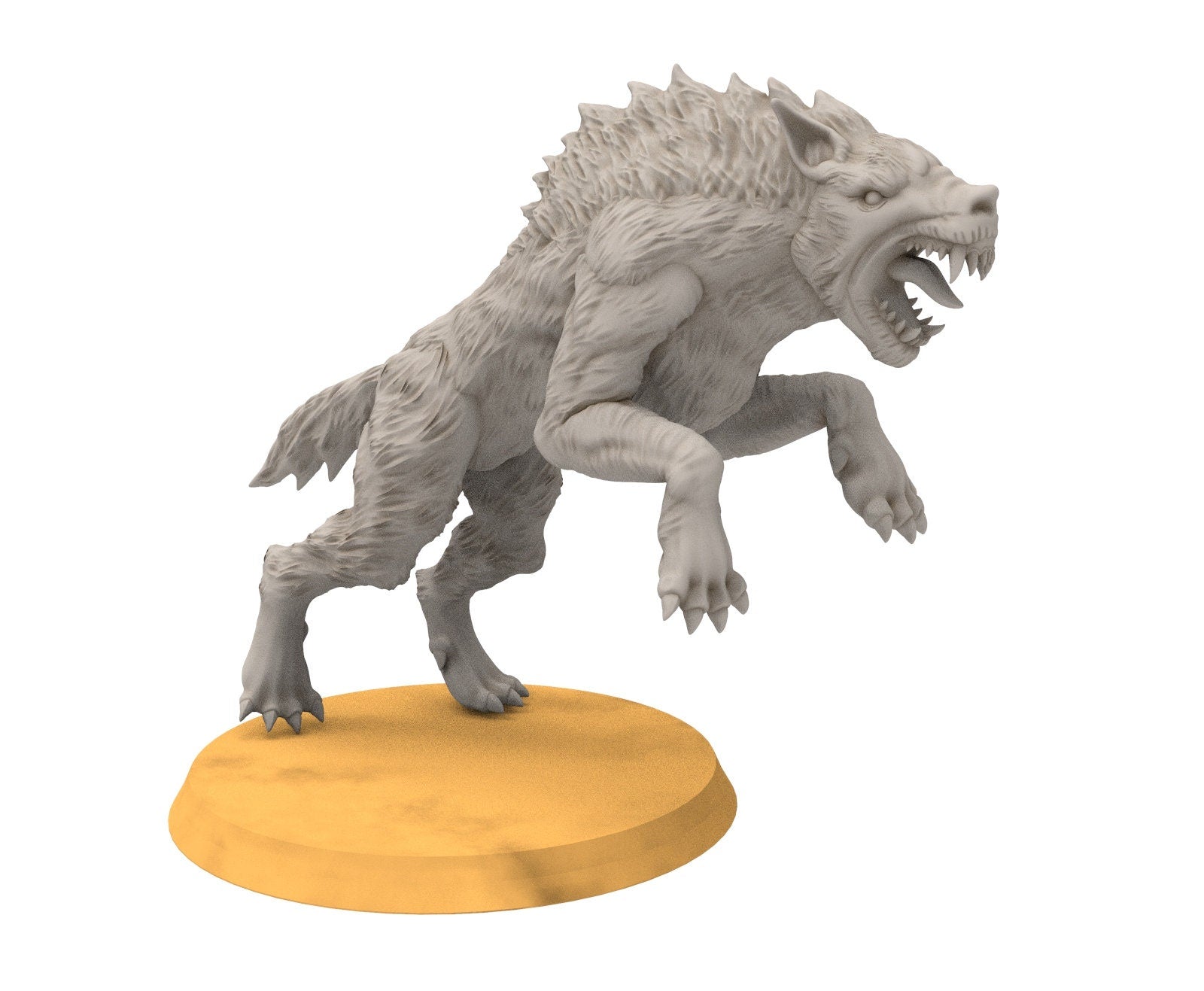 Goblin cave - Tamed Warg wolves