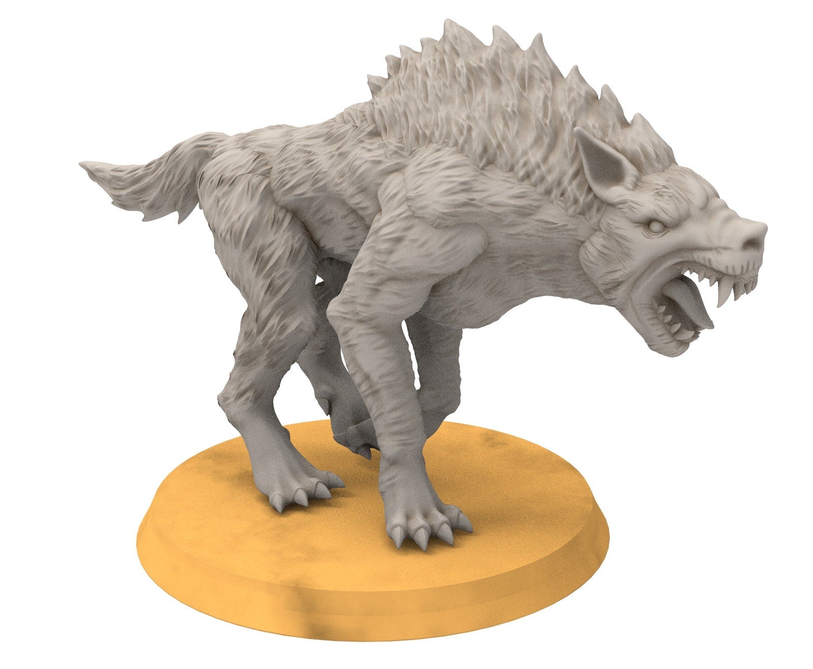 Goblin cave - Tamed Warg wolves