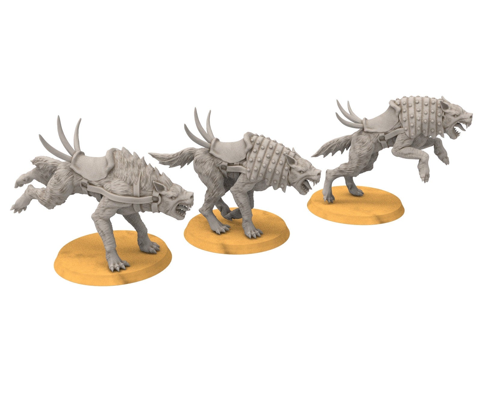 Goblin cave - Goblin warg riders warriors with spears