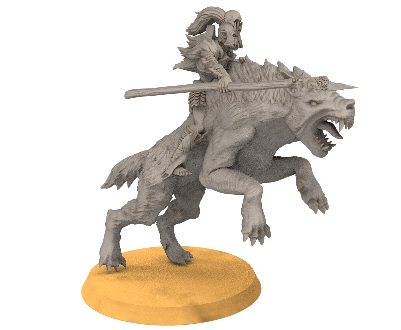 Goblin cave - Goblin warg riders warriors with spears