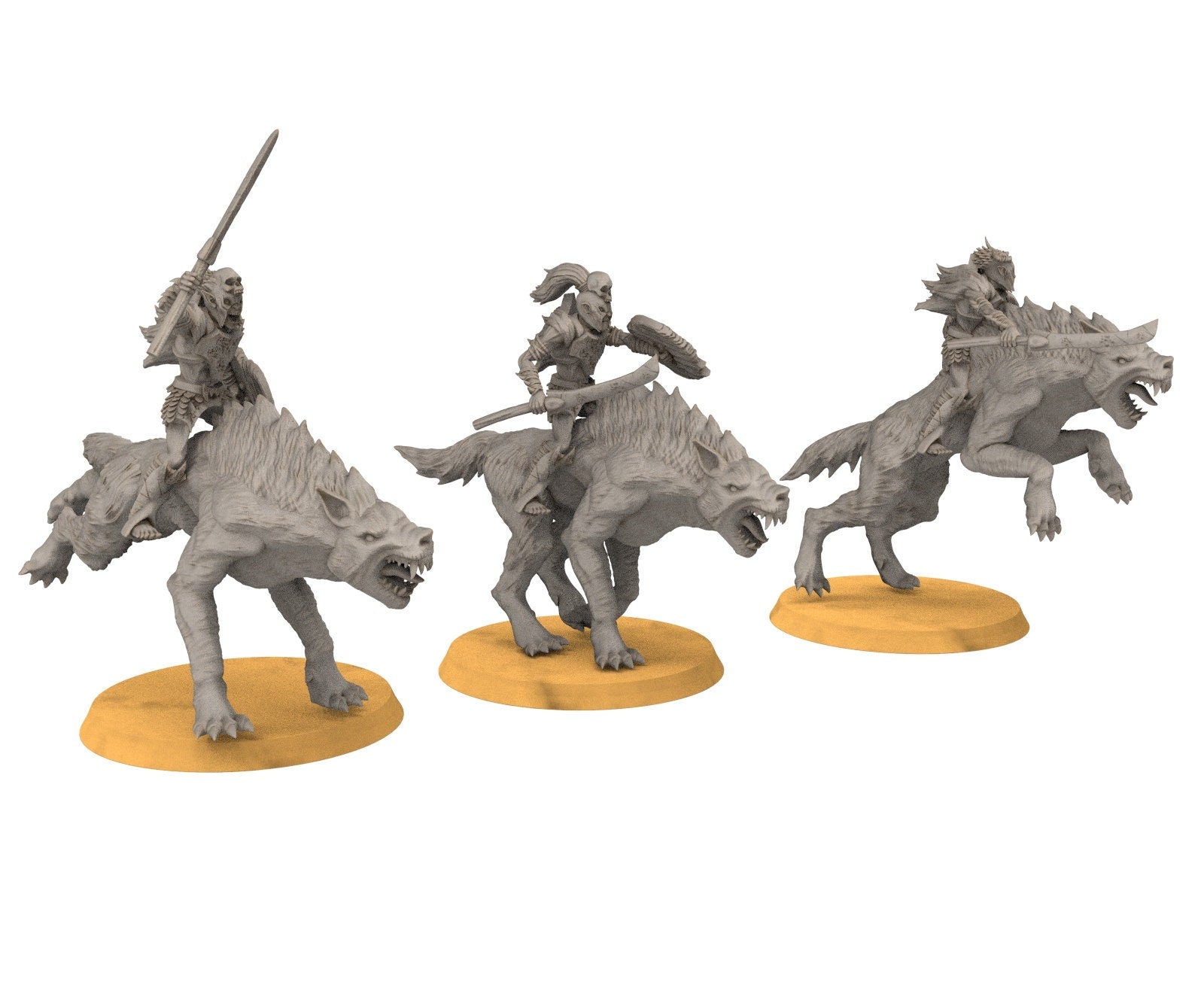 Goblin cave - Goblin warg riders warriors with swords