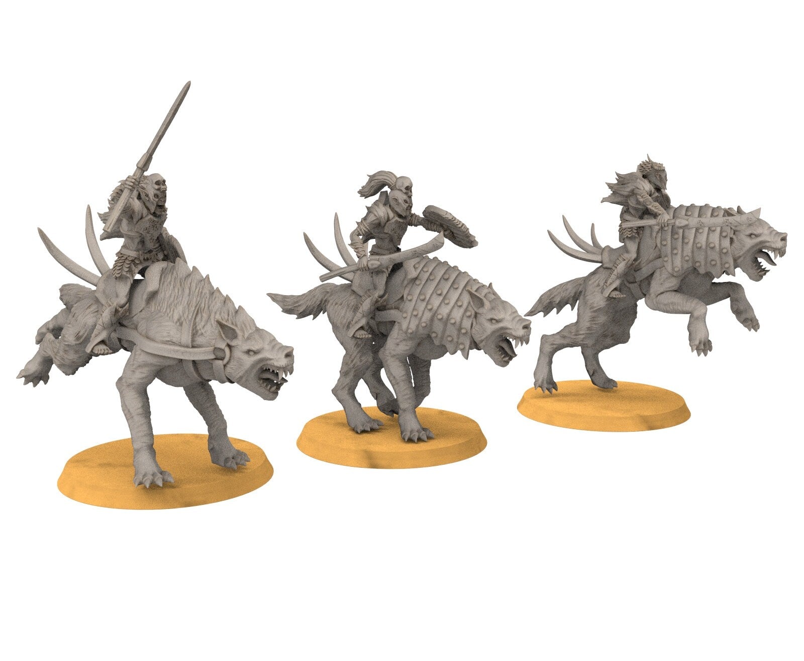 Goblin cave - Goblin warg riders warriors with swords