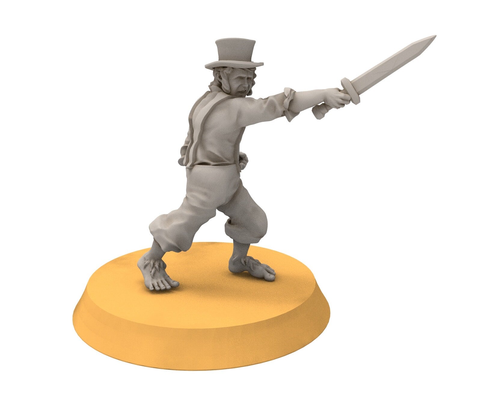Halfmen - Gnome Halfling Militia, Middle rings miniatures for wargame D&D, DnD, LOTR...