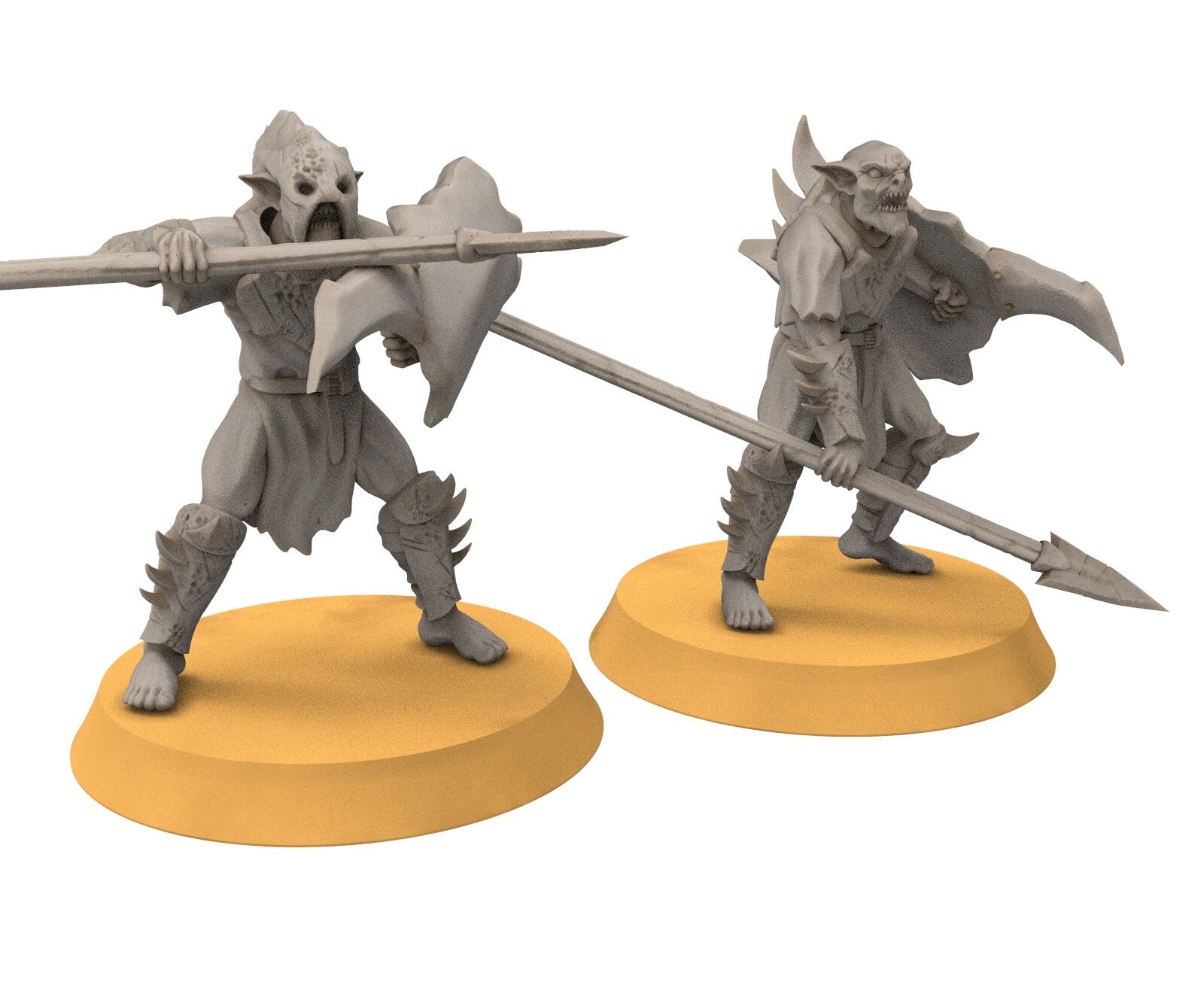 Goblin cave - Goblin warriors with spears
