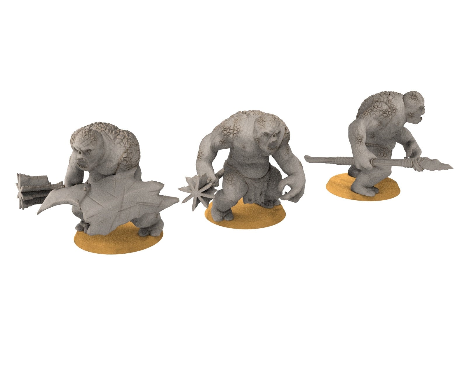 Goblin cave - Tamed cave troll warriors