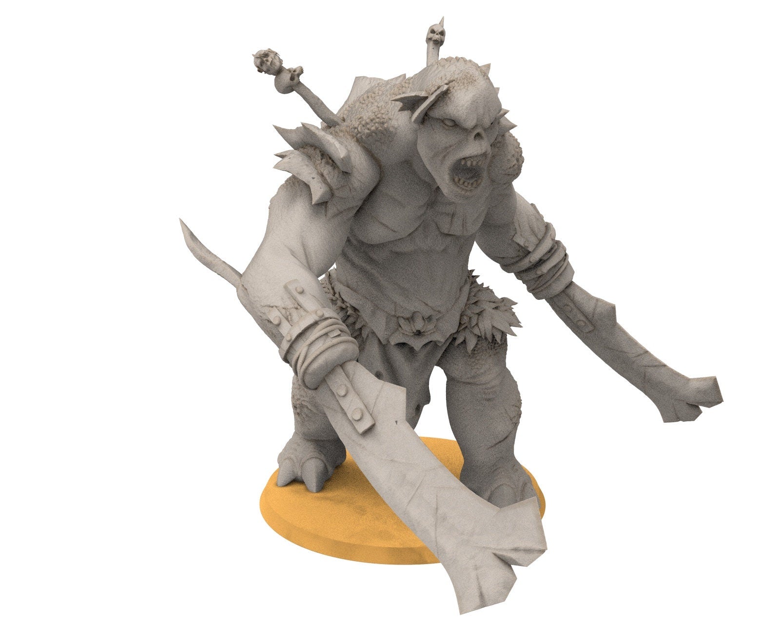 Goblin cave - Mutilated giant mountain troll