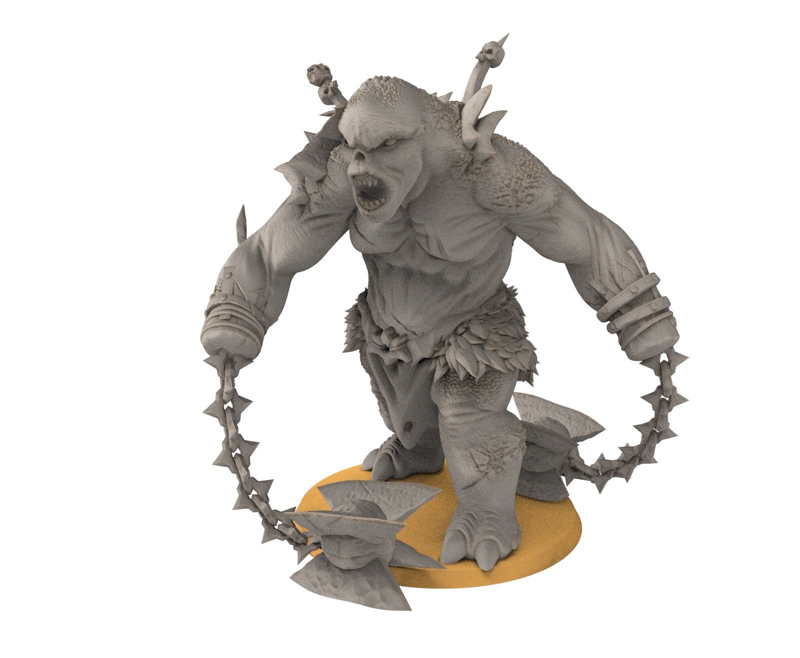 Goblin cave - Mutilated giant mountain troll
