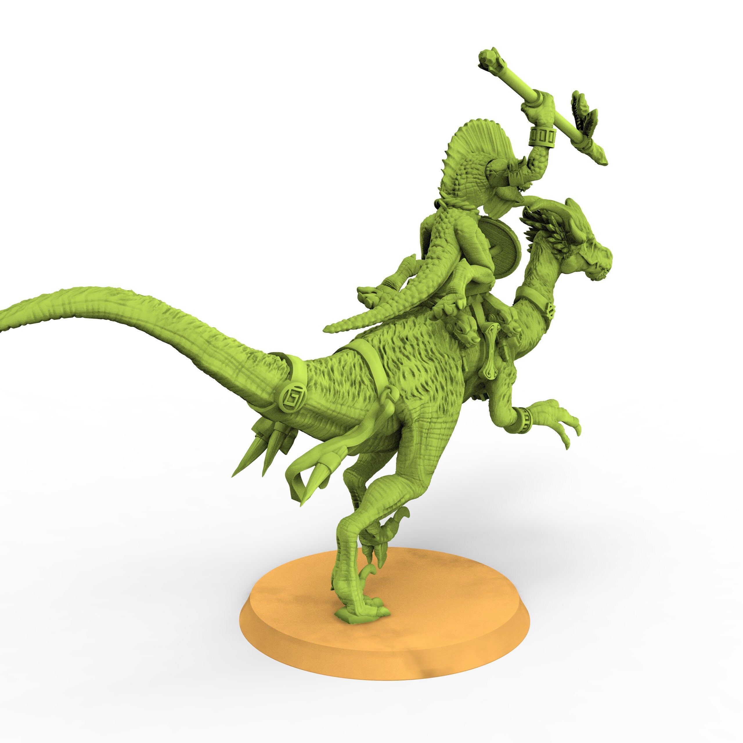 Lost temple - Cuetzpalli Riders lizardmen usable for Oldhammer, battle, king of wars, 9th age