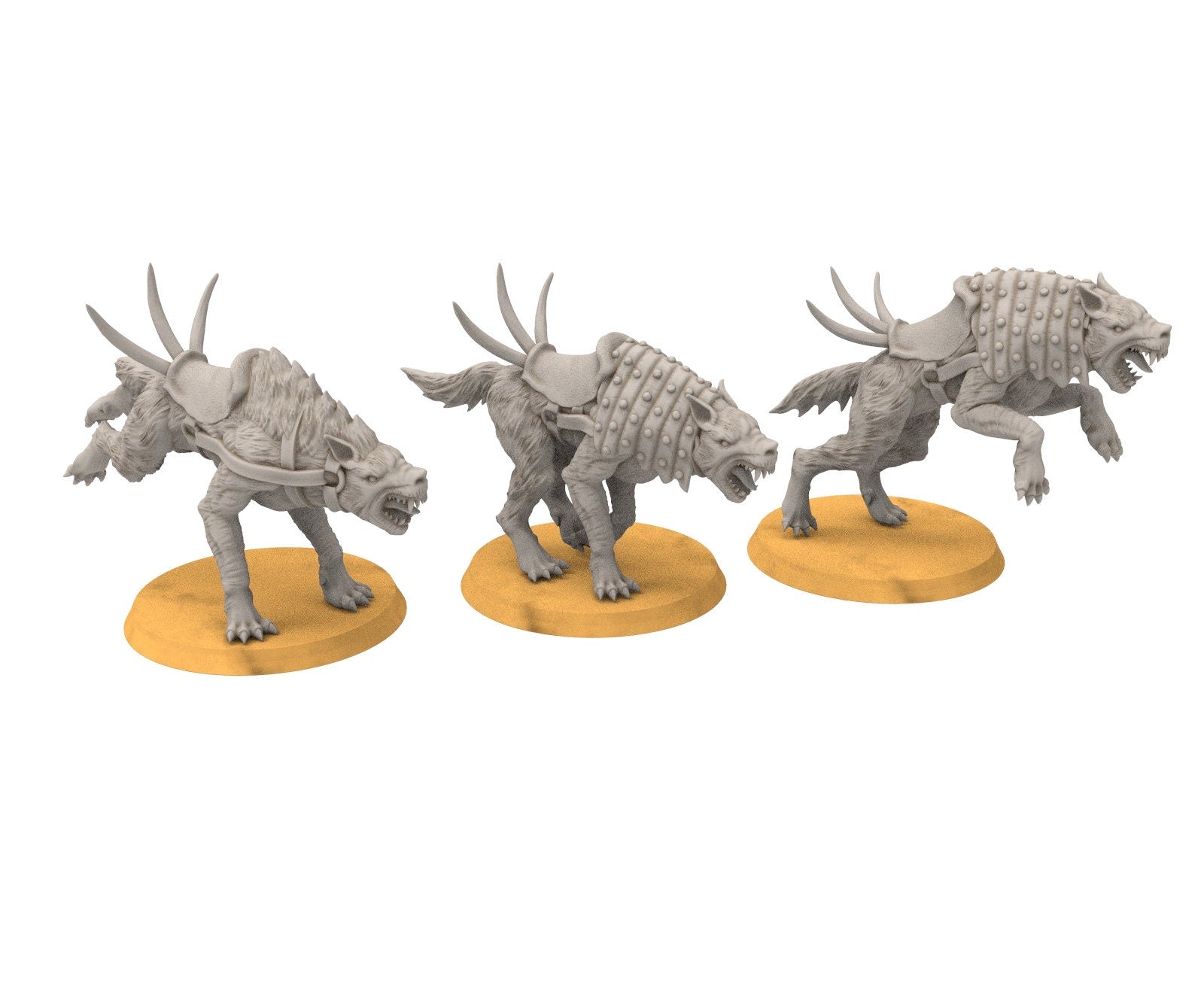 Goblin cave - Tamed Warg wolves