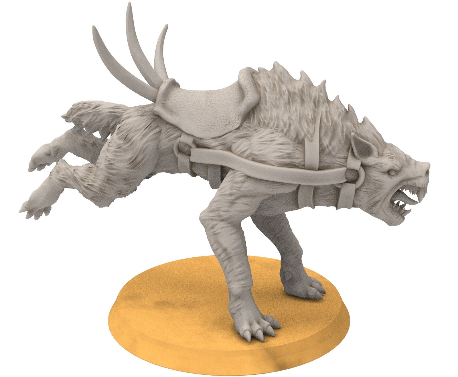 Goblin cave - Tamed Warg wolves