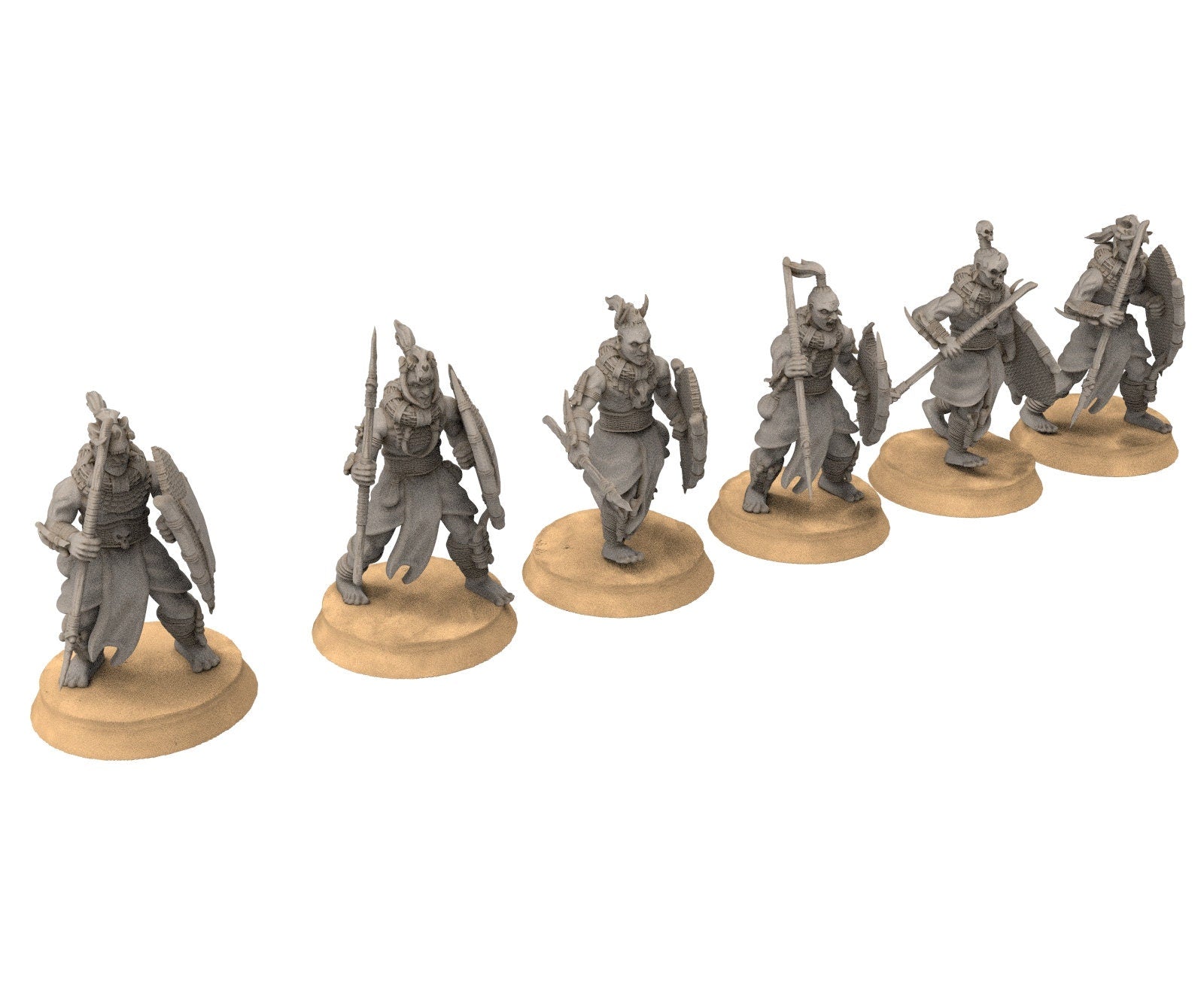 Harad - Jungle warriors, far southern tribesmen spearmen
