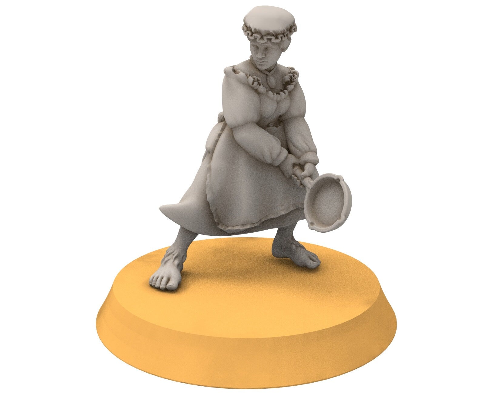 Halfmen - Gnome Halfling Militia, Middle rings miniatures for wargame D&D, DnD, LOTR...