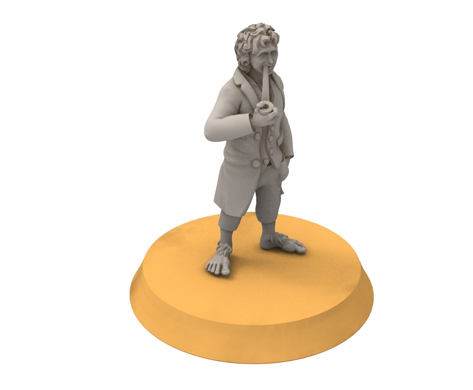 Halfmen - Gnome Halfling Wanderers, Middle rings miniatures for wargame D&D, DnD, LOTR...