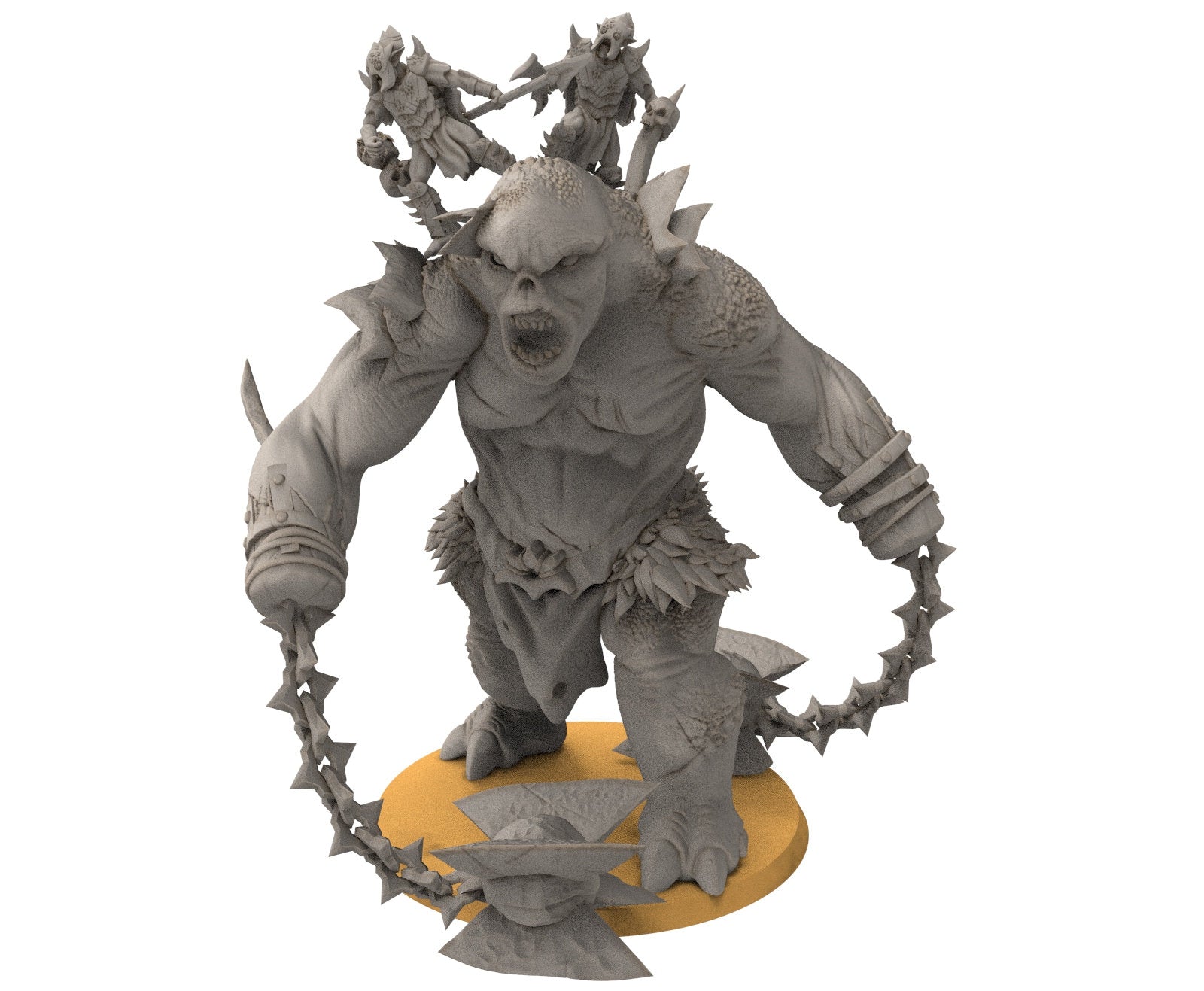 Goblin cave - Mutilated giant mountain troll