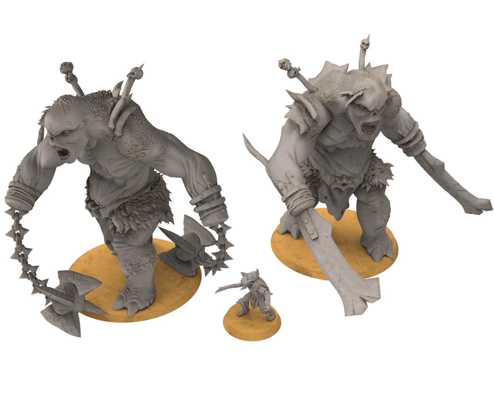 Goblin cave - Mutilated giant mountain troll